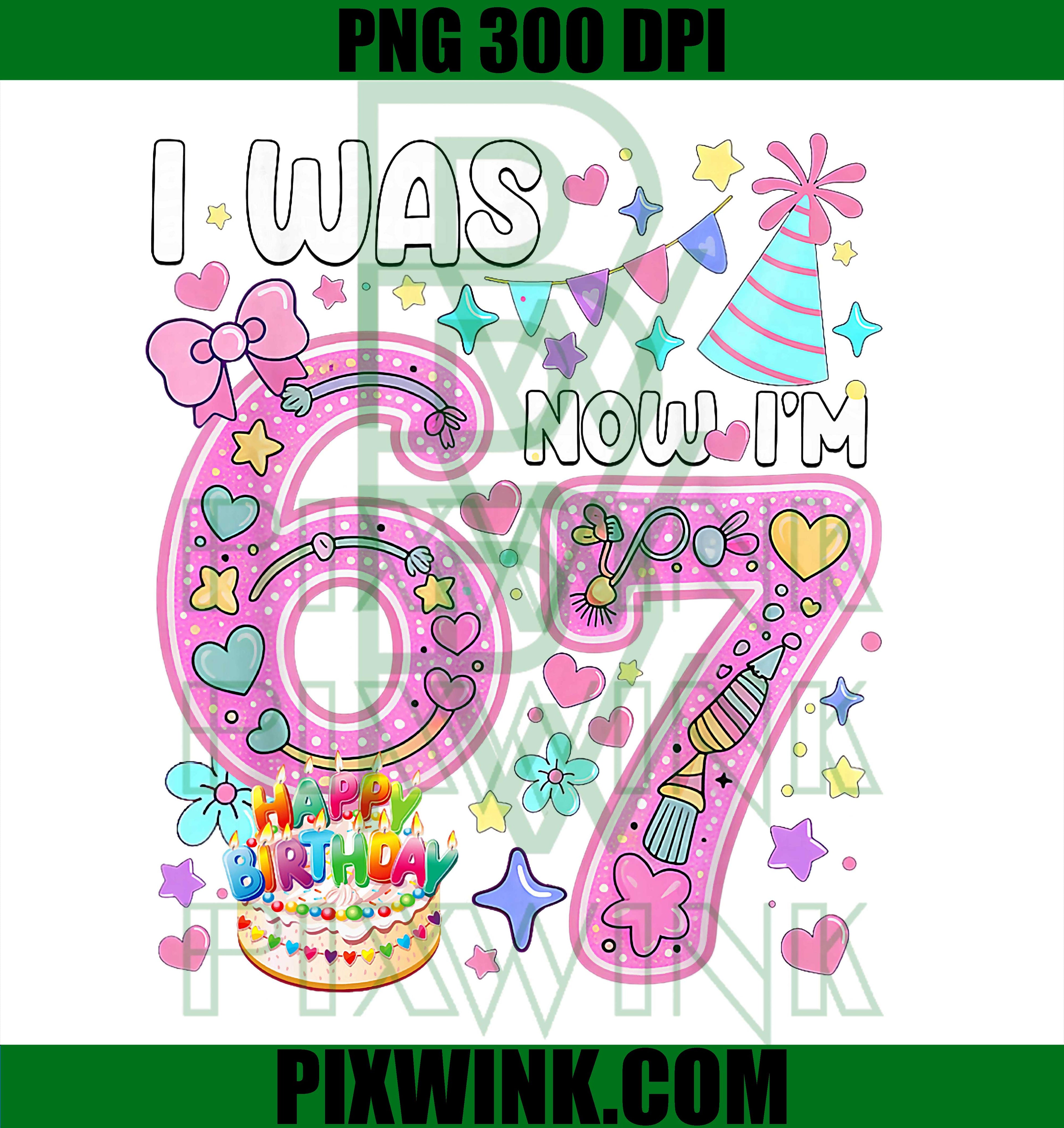 7 year old birthday i was 6 now im 7 67  PNG