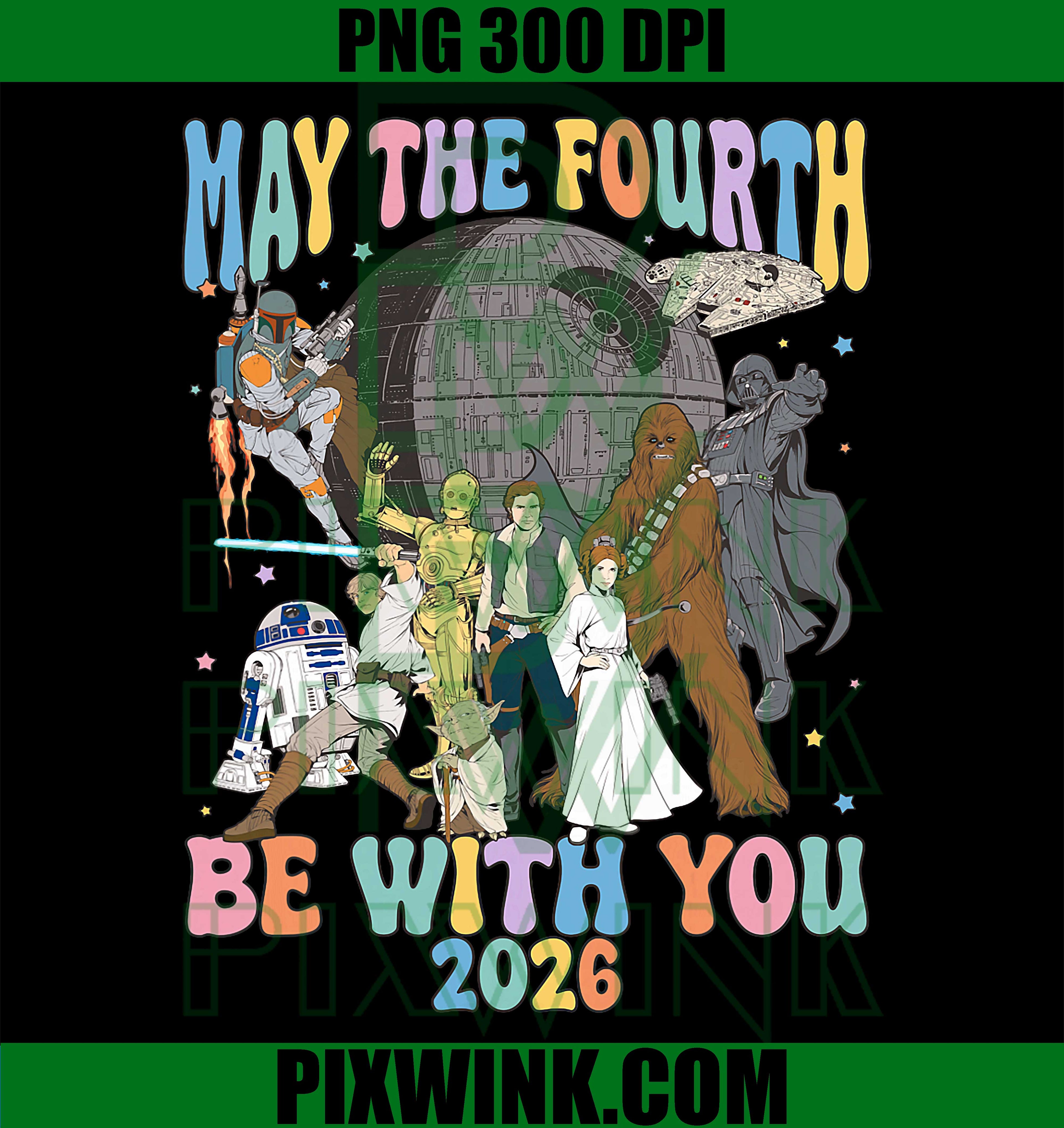 May The Fourth 2026 PNG, Star Wars Episode IV PNG