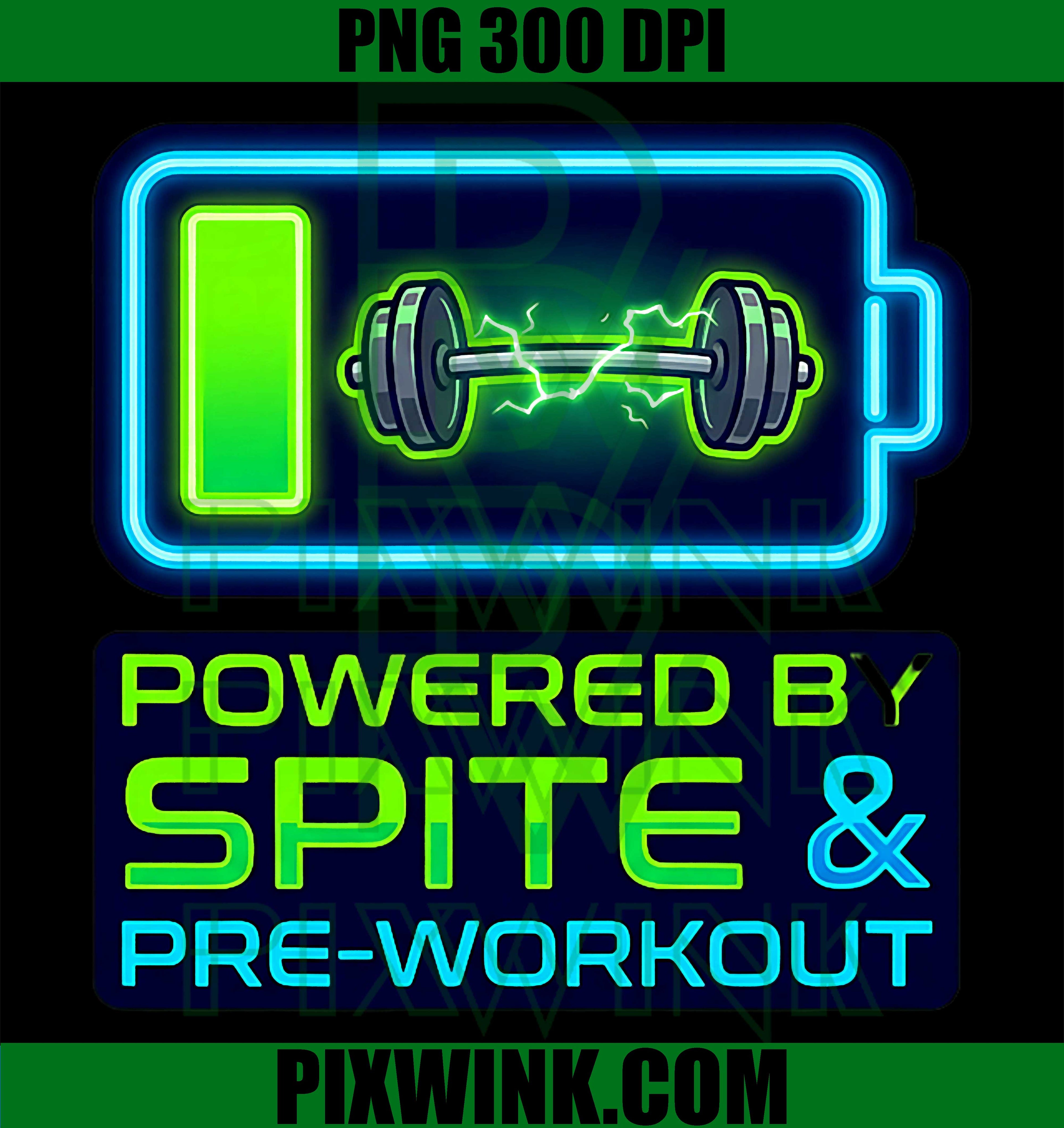 Pre Workout PNG, Gym Motivation PNG, Fitness Women Design PNG
