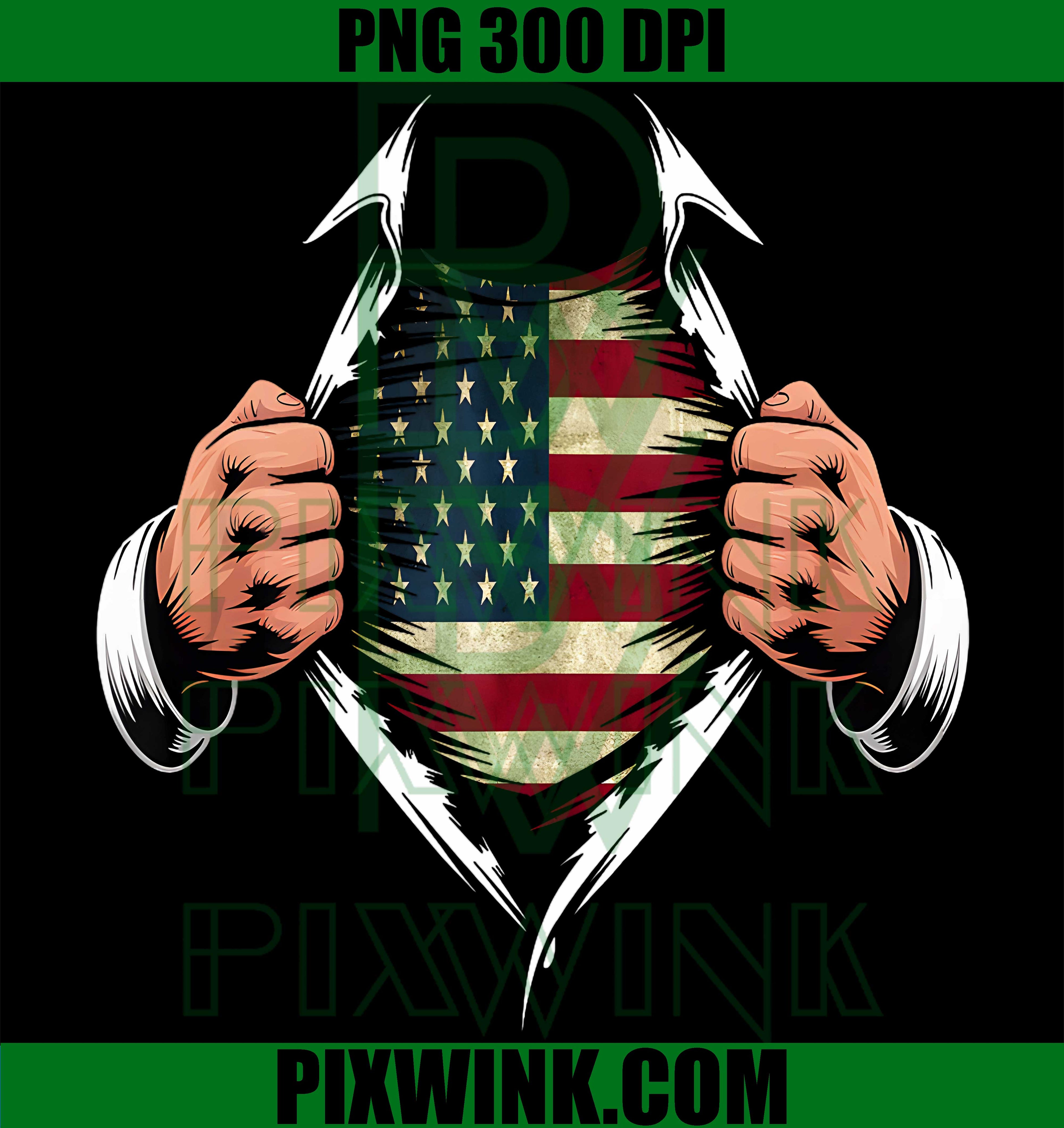 USA Flag Ripped Vintage American Roots PNG, Patriotic Distressed USA Design PNG