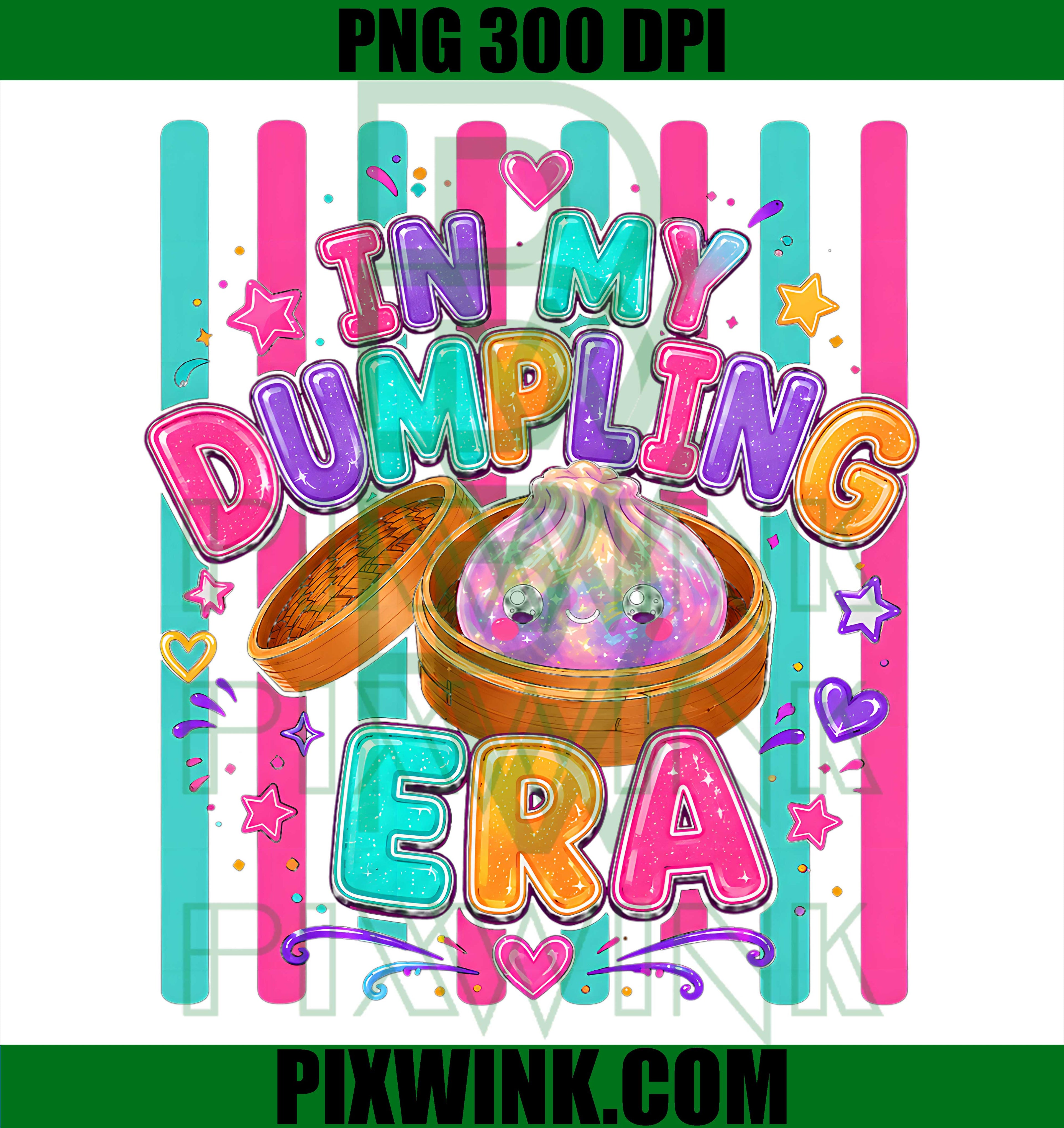 In My Dumpling Era Dumpling Squishy PNG, Cute Stress Ball Graphic PNG
