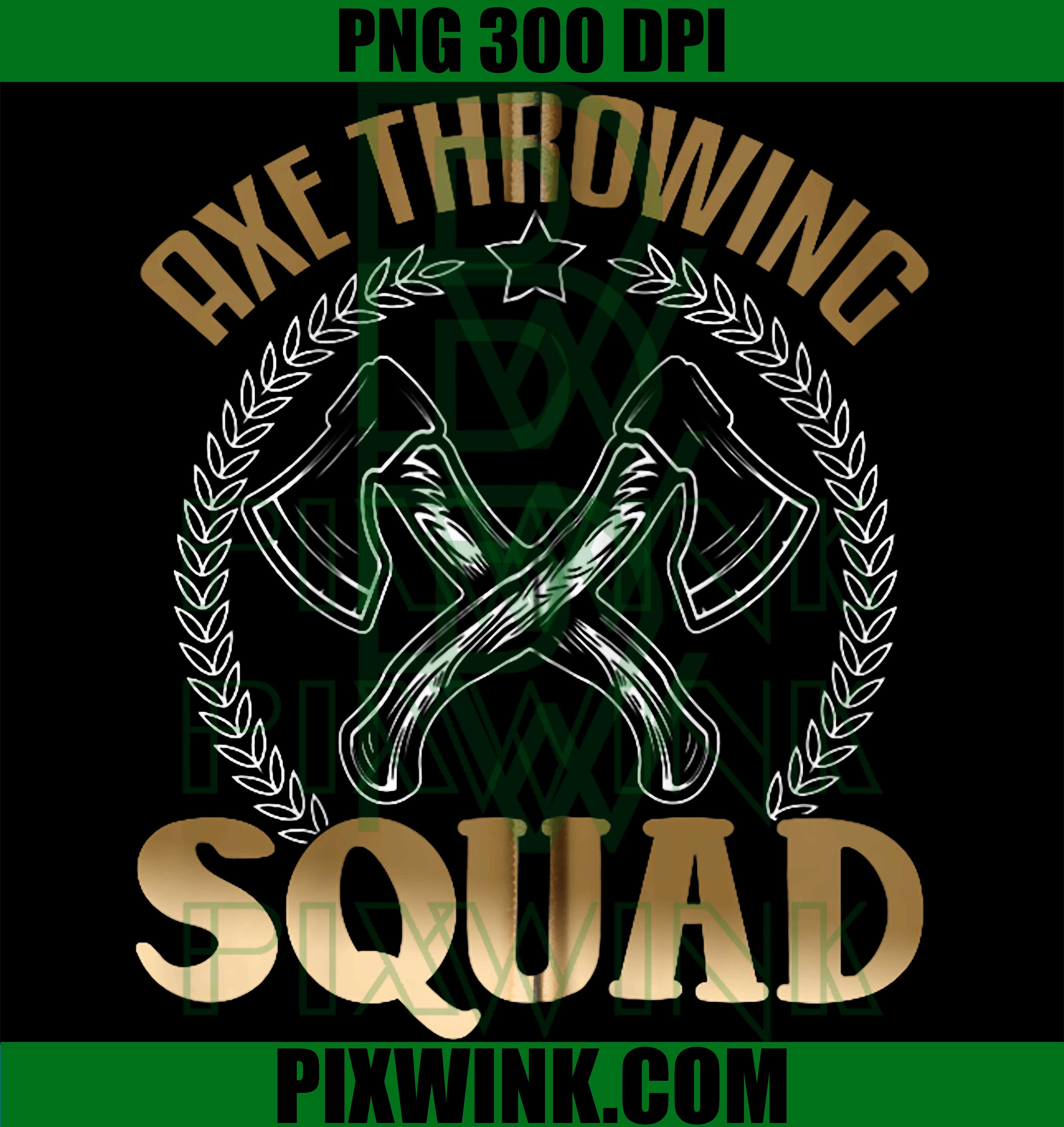 Axe Throwing PNG, Squad Team PNG, Axe Sport Design PNG