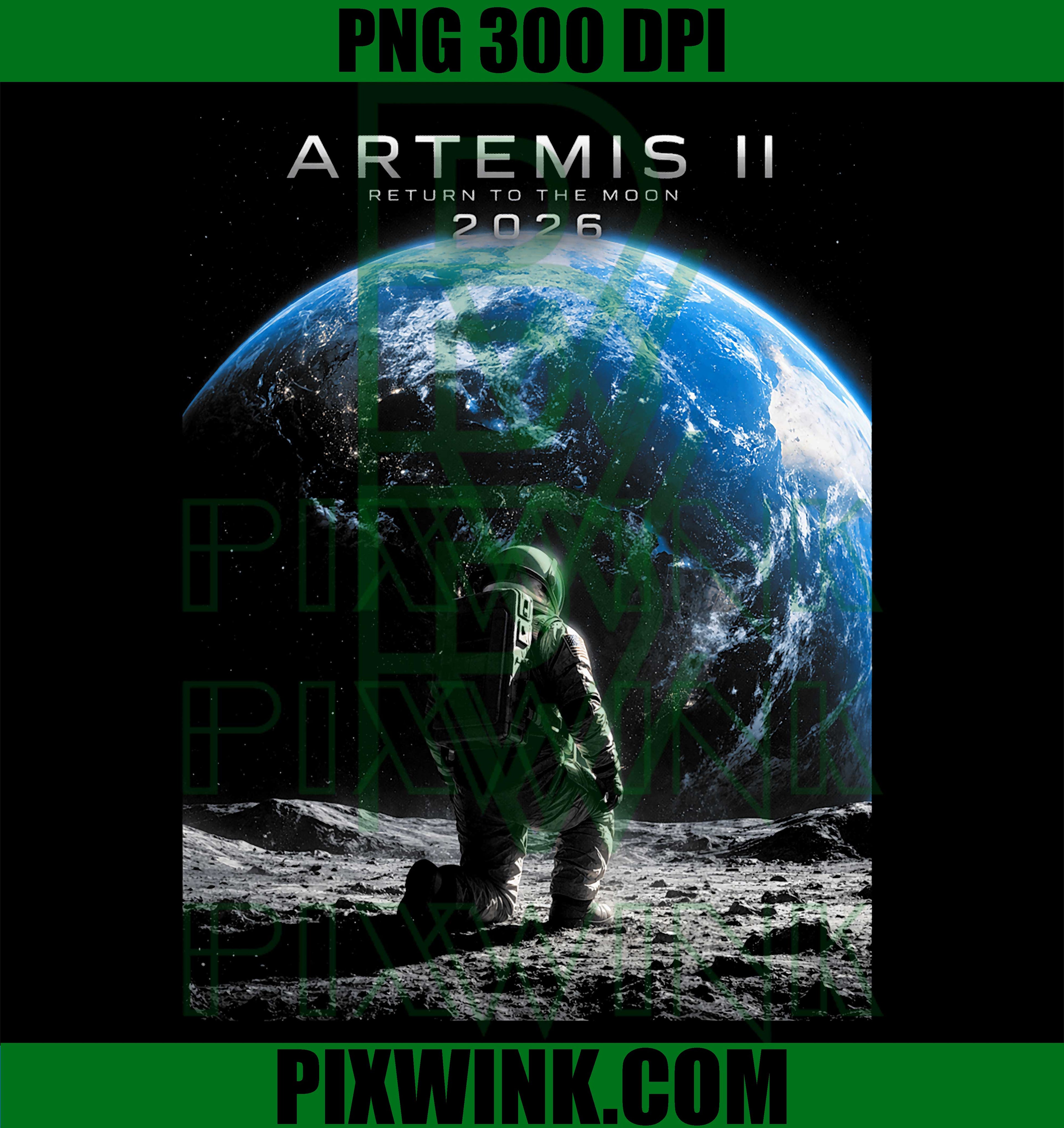 Mission To The Moon Astronaut PNG, Artemis Rocket 2026 PNG
