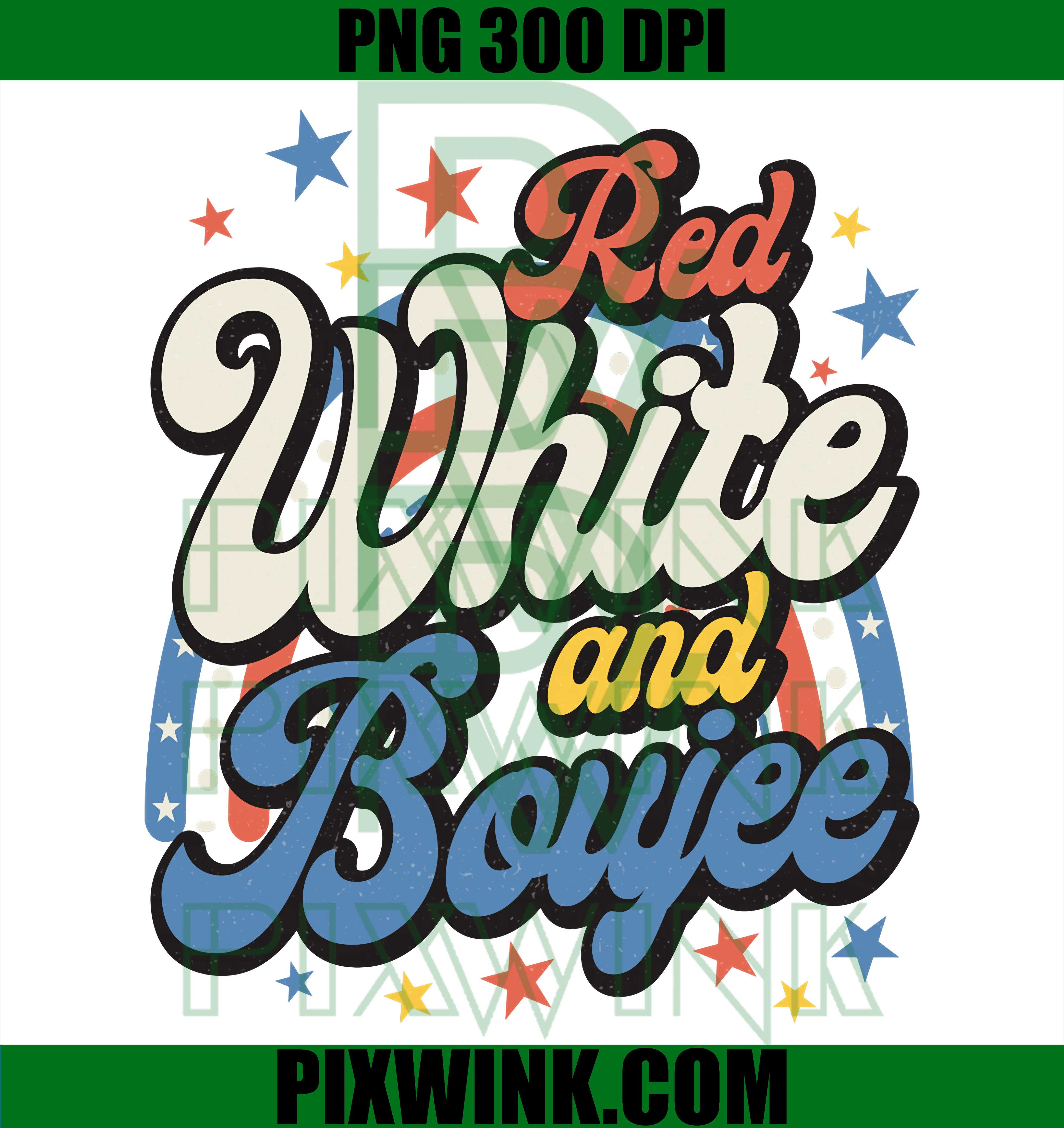 Patriotic 4th Of July Men Women PNG, Red White And Boujee PNG
