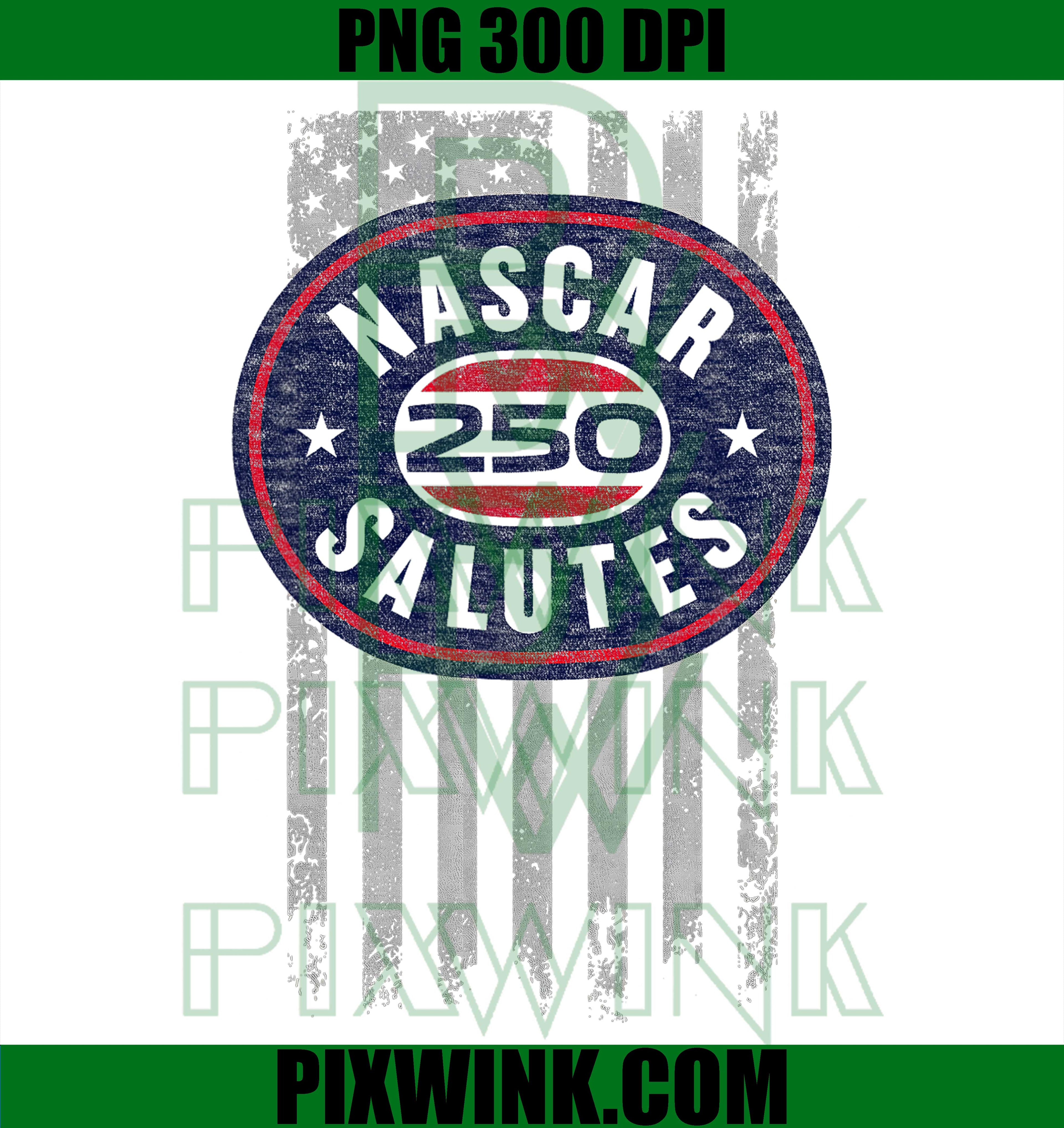 NASCAR USA 250 Salutes Flag American PNG, Patriotic Racing Flag PNG