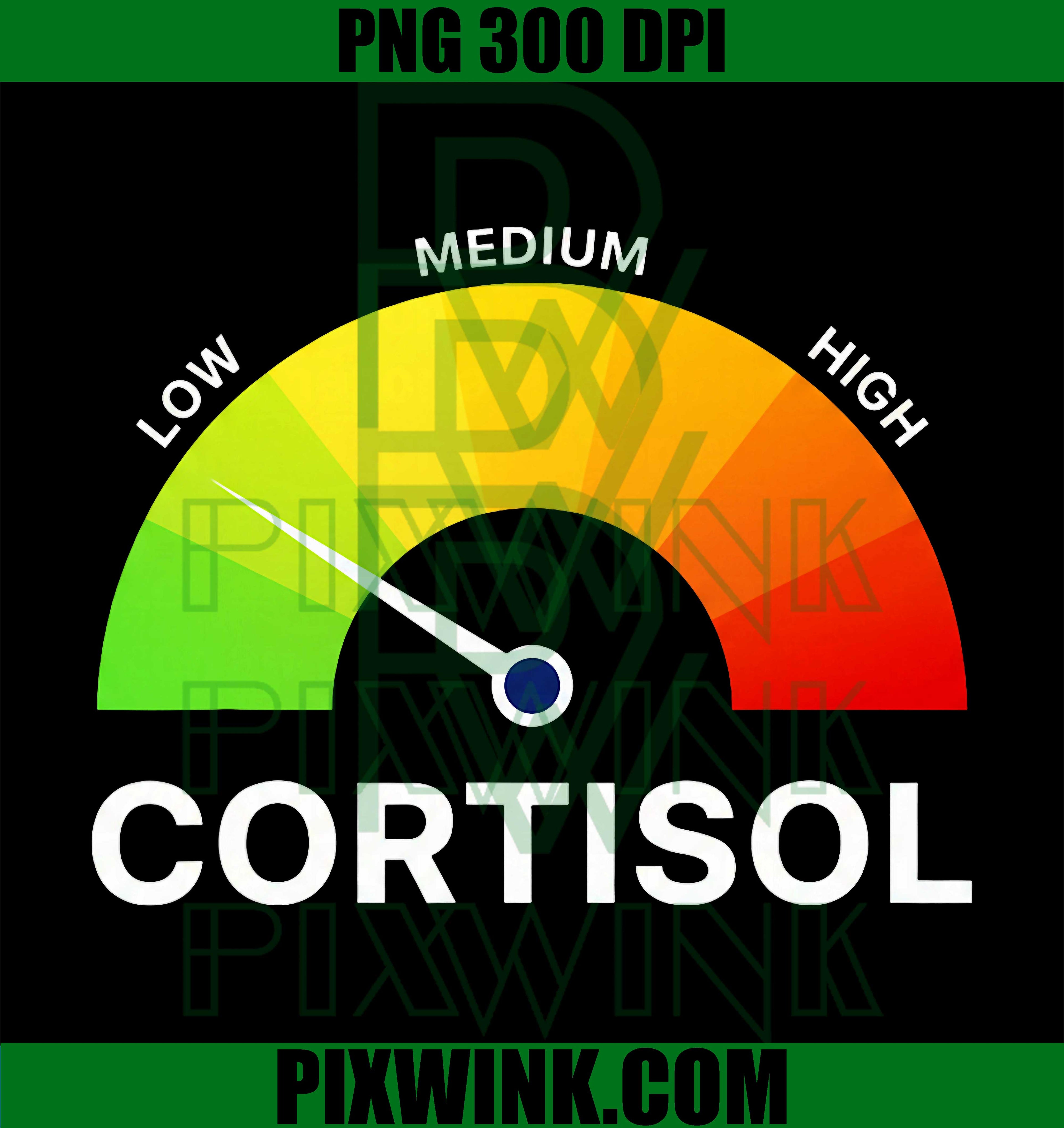 Funny Low Cortisol Humor PNG, Sarcastic Stress Meme PNG