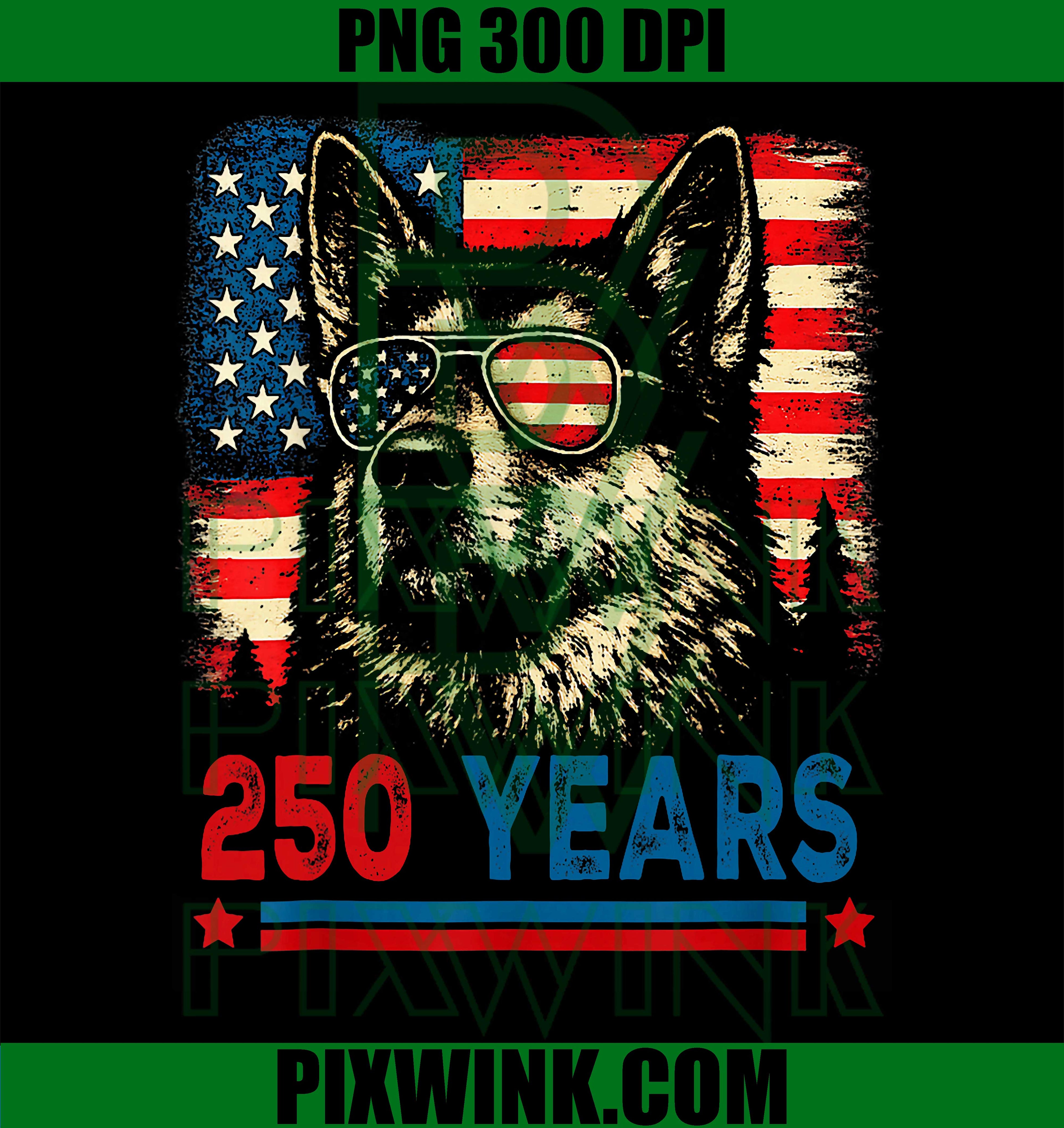 Patriotic American Flag Papillon Dog PNG, Sunglasses 4th Of July PNG