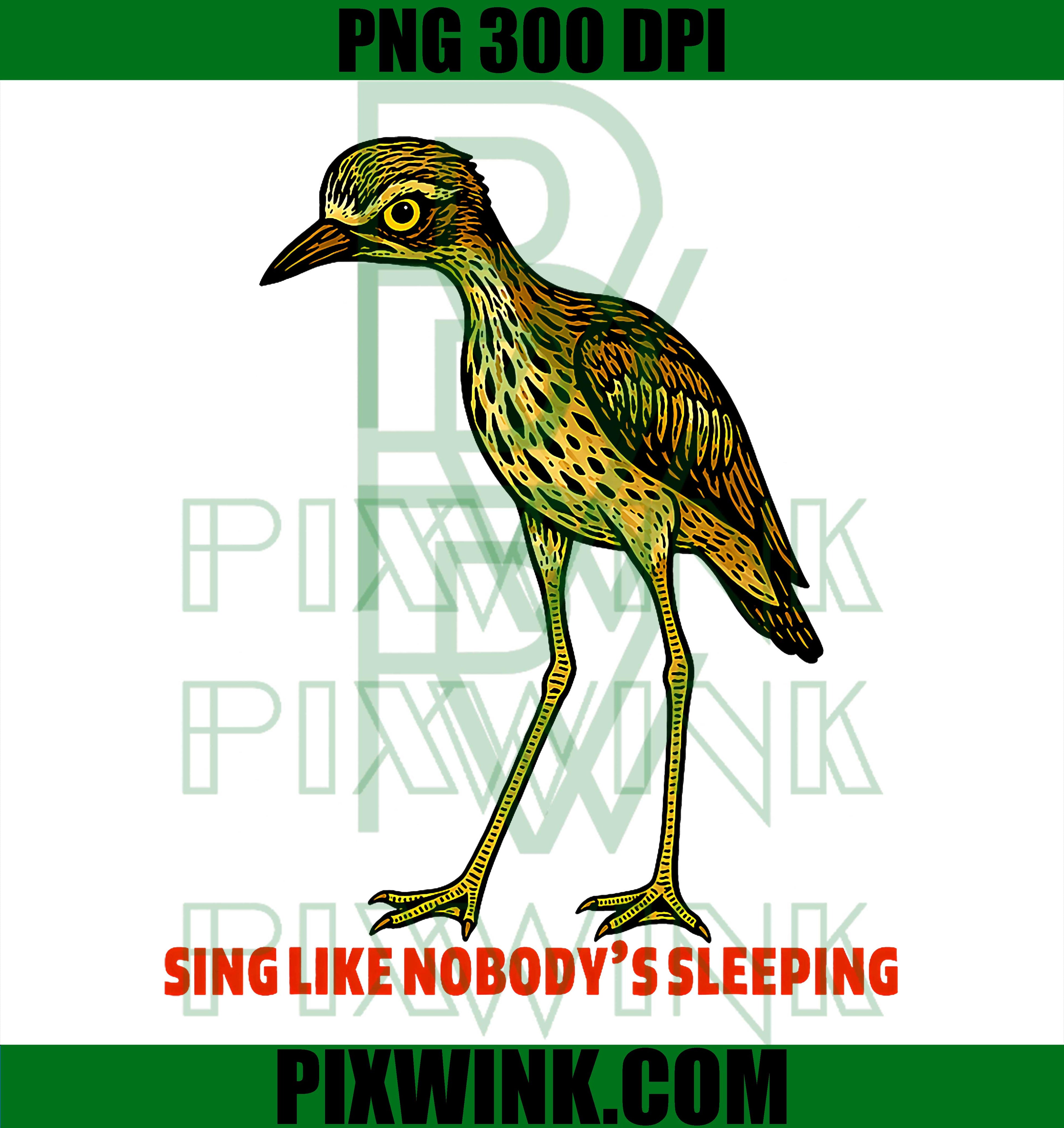 Sing Like Nobody’s Sleeping PNG, Funny Music Quote PNG Humor Design