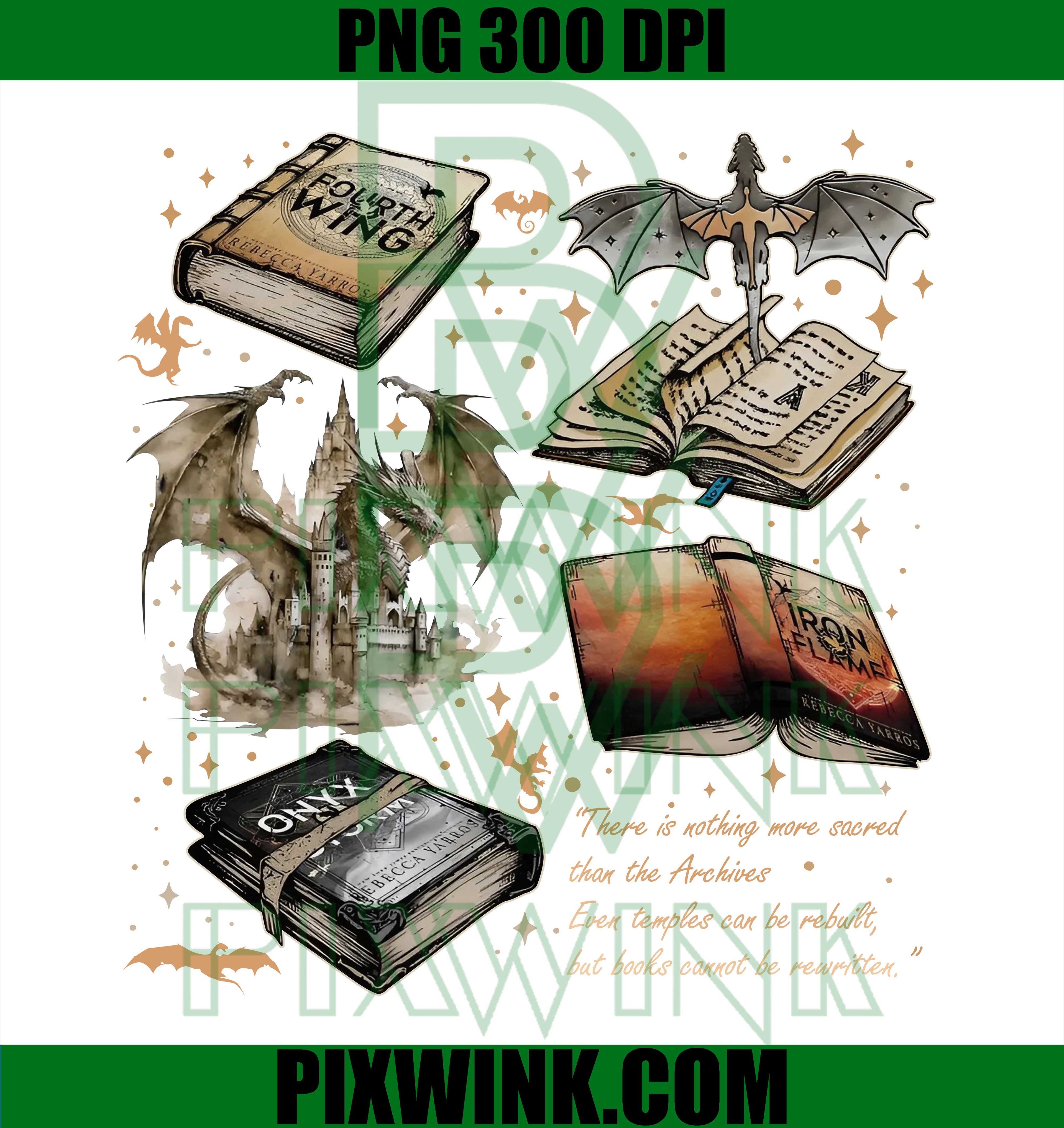 Basgiath War College PNG, Dragon Rider PNG, Fourth Wing PNG, Book Merch PNG