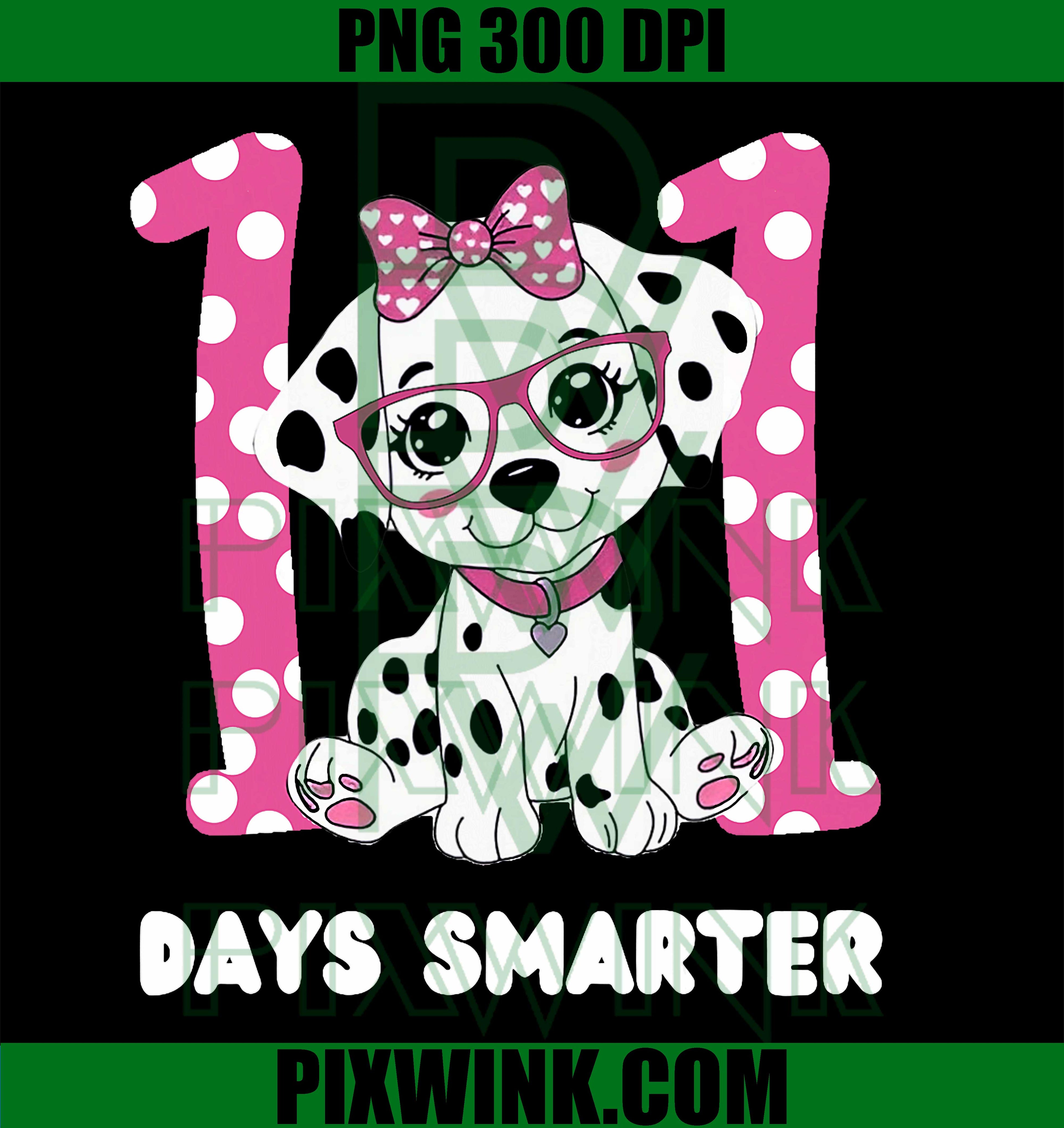 100 Days School Dalmatian PNG, Dog Fun PNG, Kid Friendly Design PNG