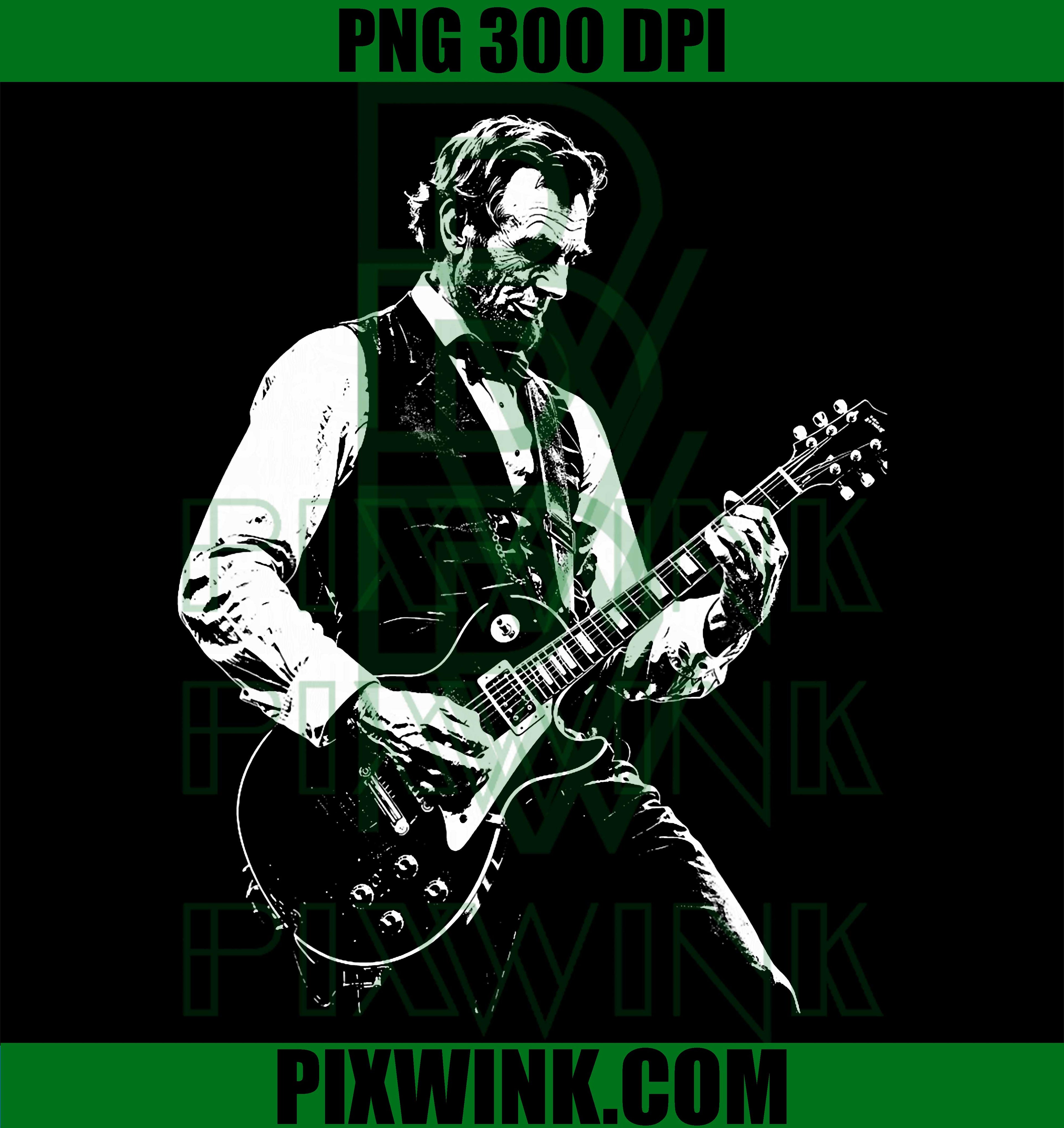 Abe Lincoln Guitar PNG, Retro Vintage Abraham Lincoln PNG