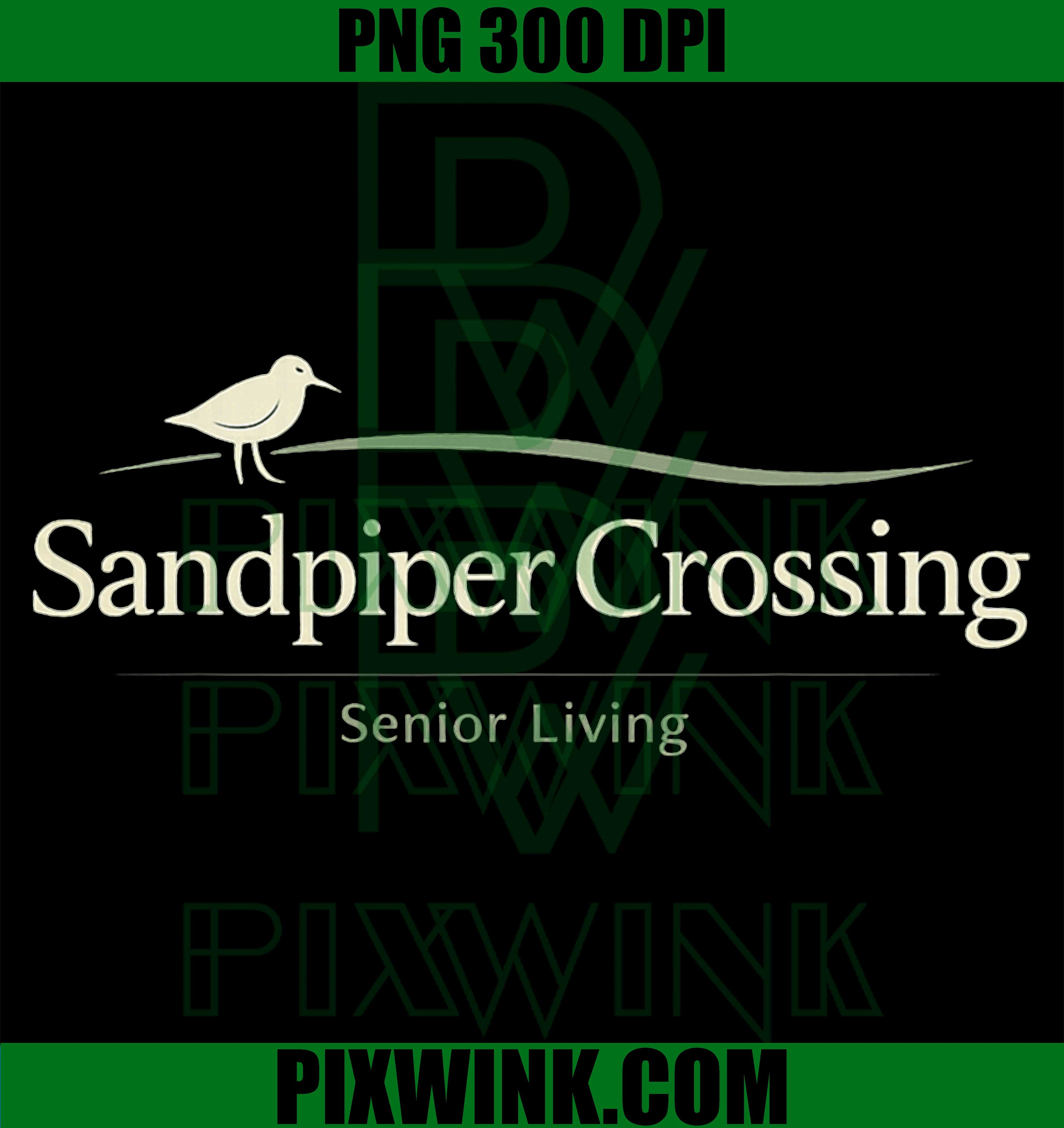 Sandpiper Crossing PNG, Senior Living PNG, Sandpiper Bird PNG