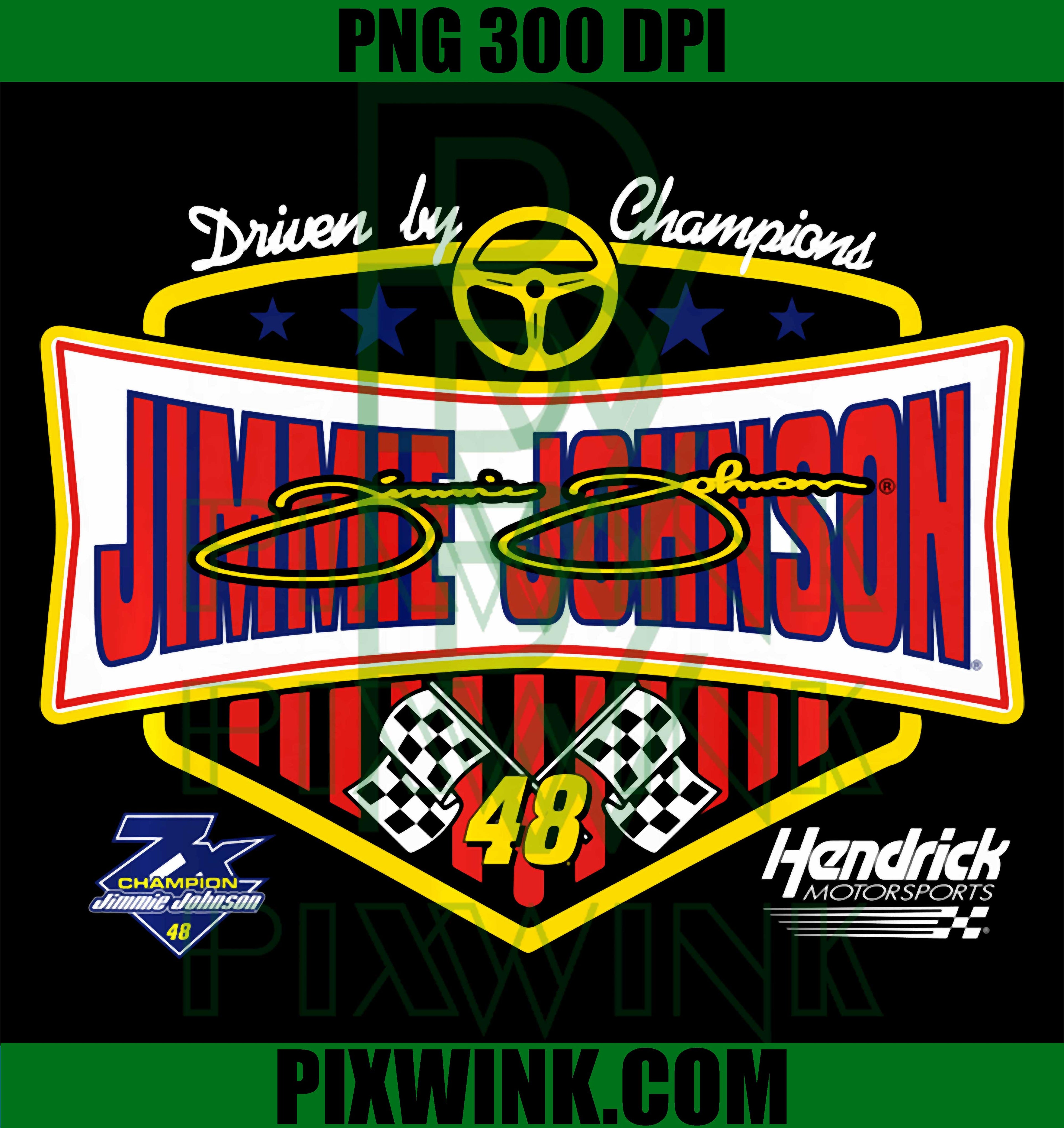 Jimmie Johnson PNG, Hendrick Motorsports Licensed Racing PNG