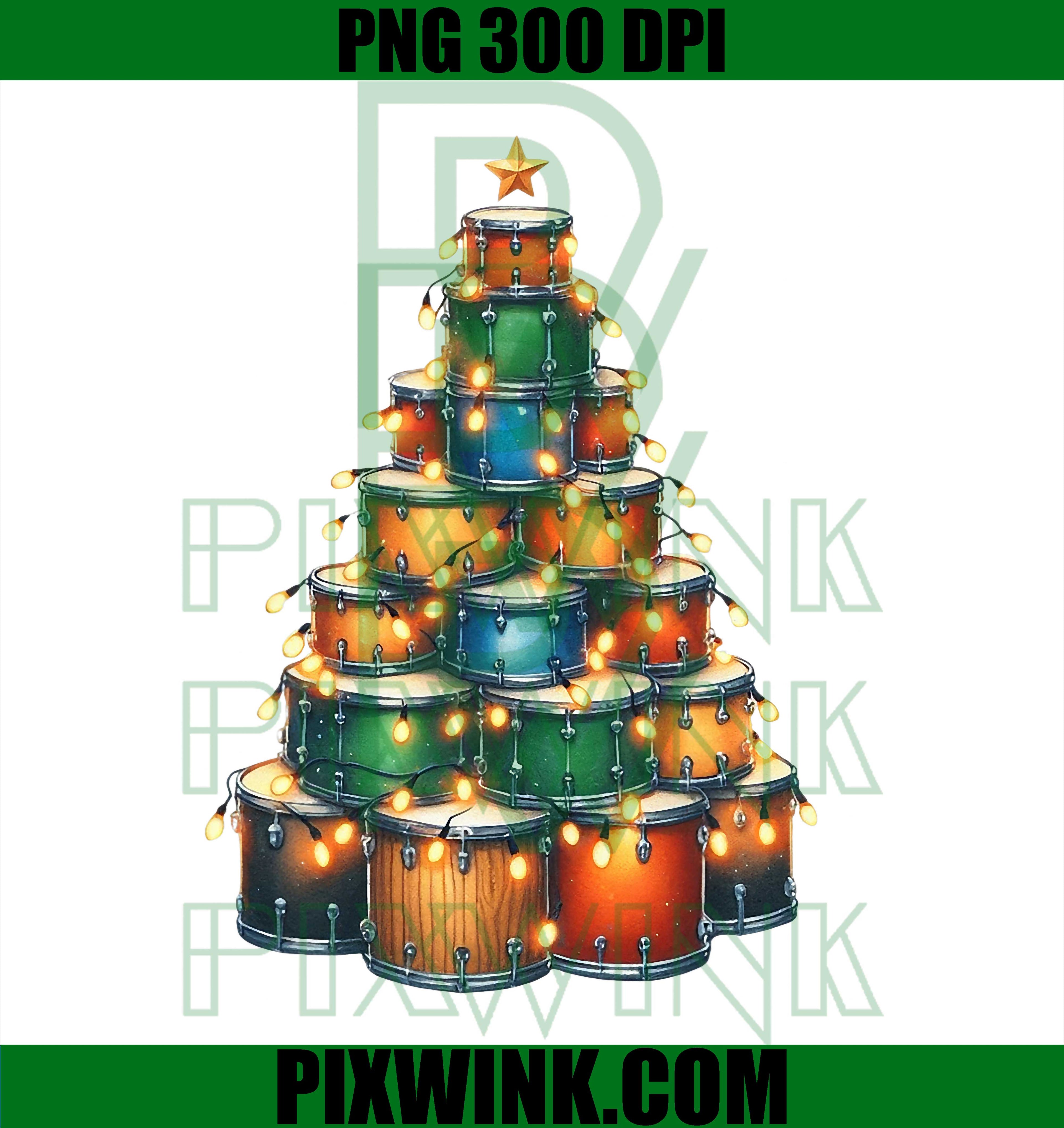 Drumms Xmas Christmas Tree Drummer PNG