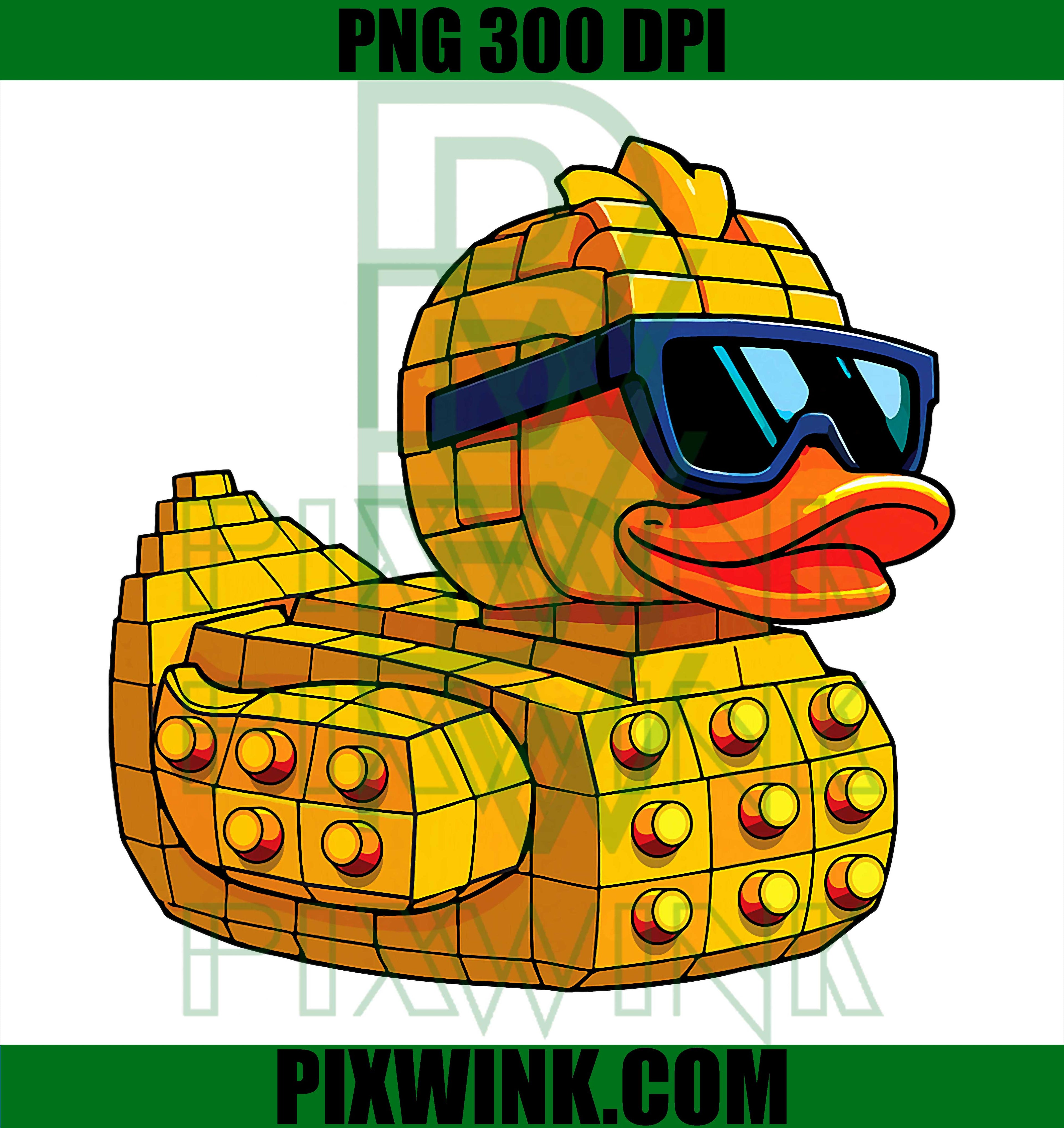 Duck Brick Master Builder Block Building Brick Builder PNG