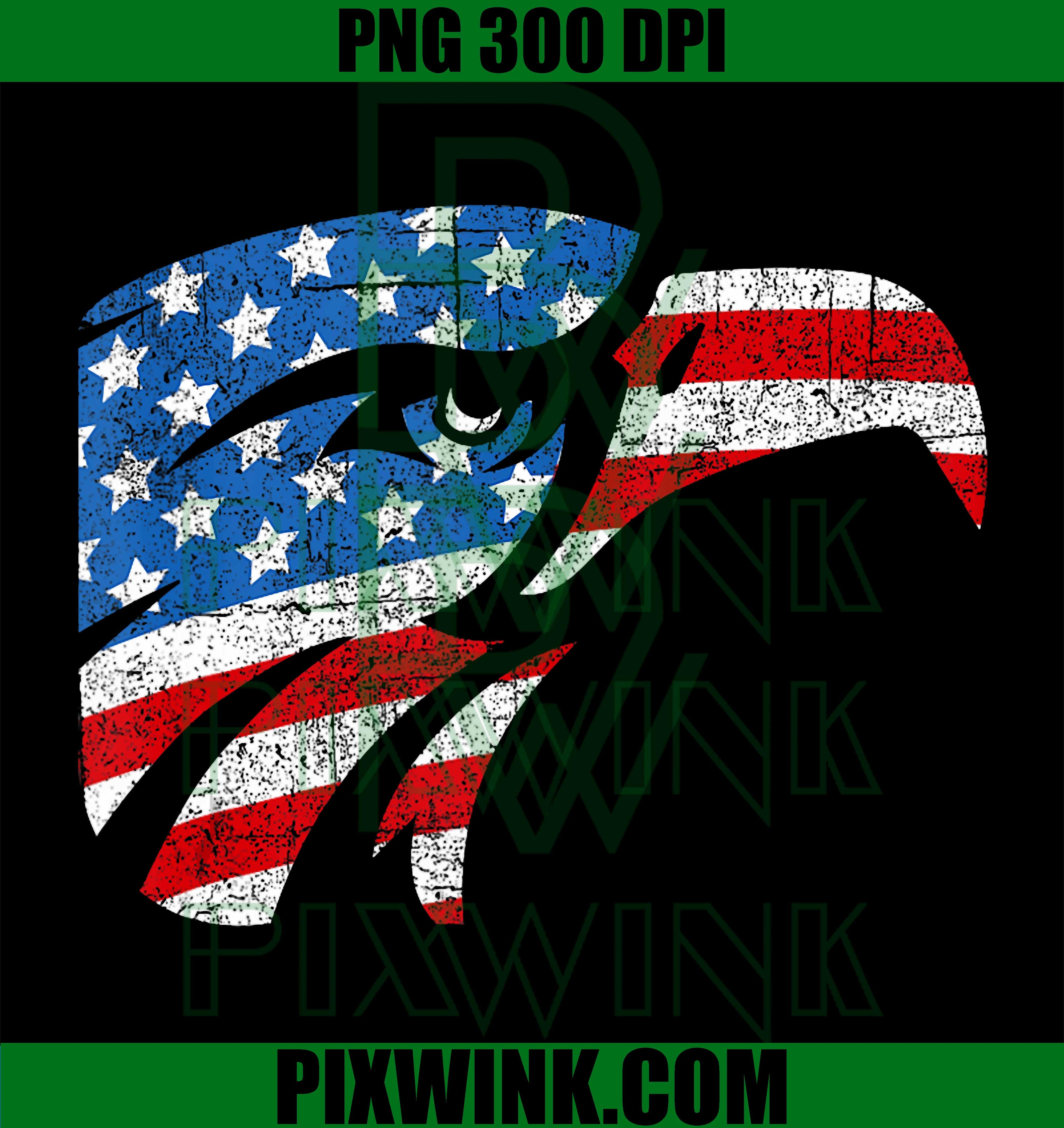 Eagle Logo PNG, American Flag PNG, Patriot Independence Design PNG