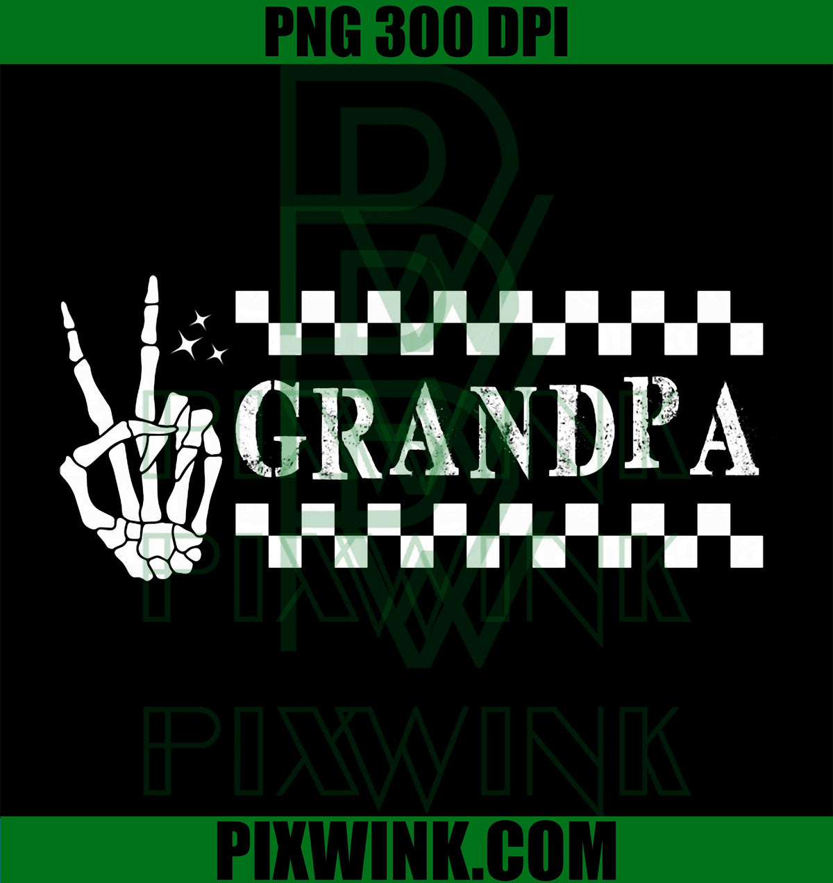 Grandpa Family Birthday Matching, Bad Two The Bone Bday PNG Design Art File