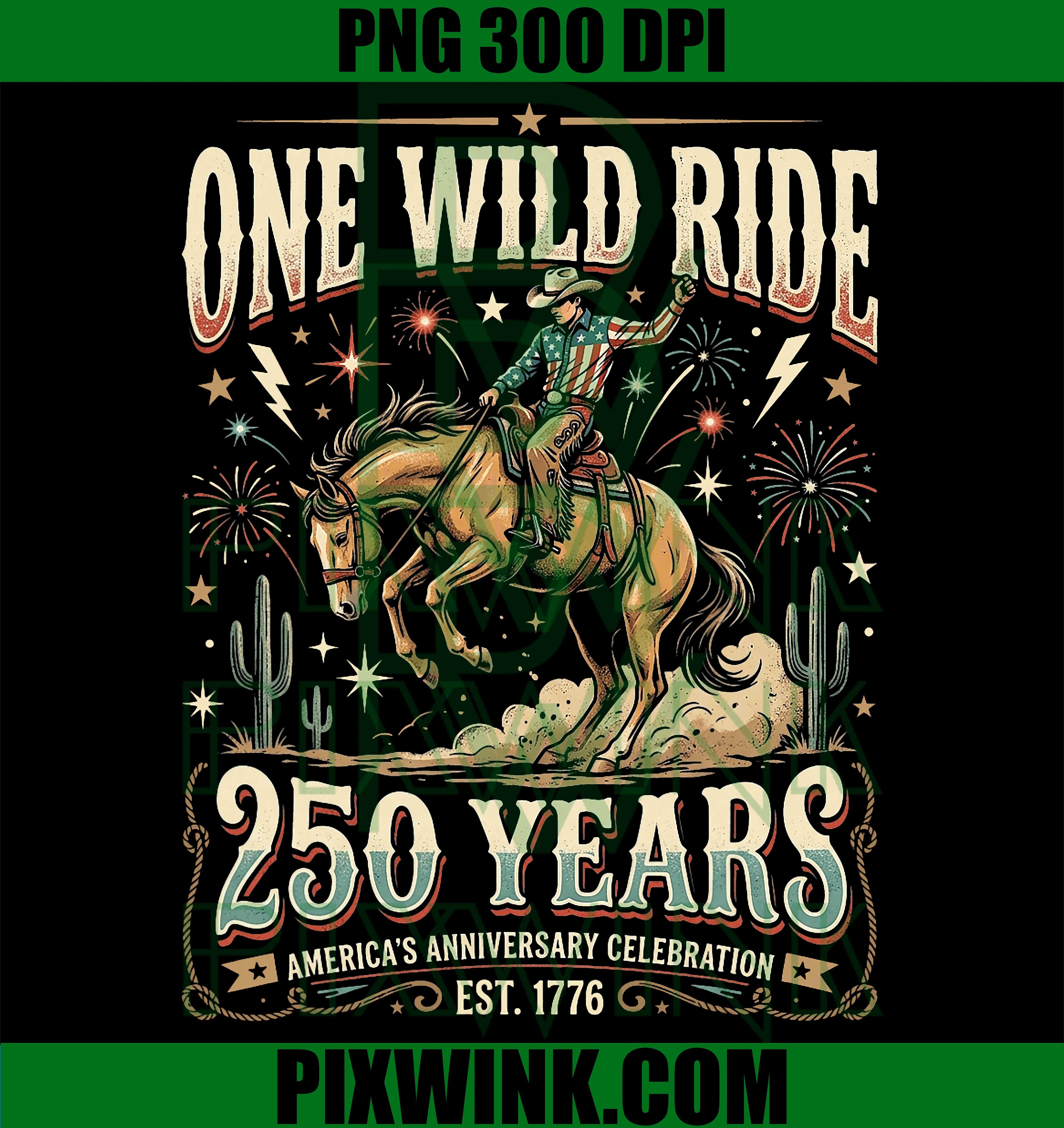 Patriotic Cowboy US 250 Years PNG, Independence Day PNG