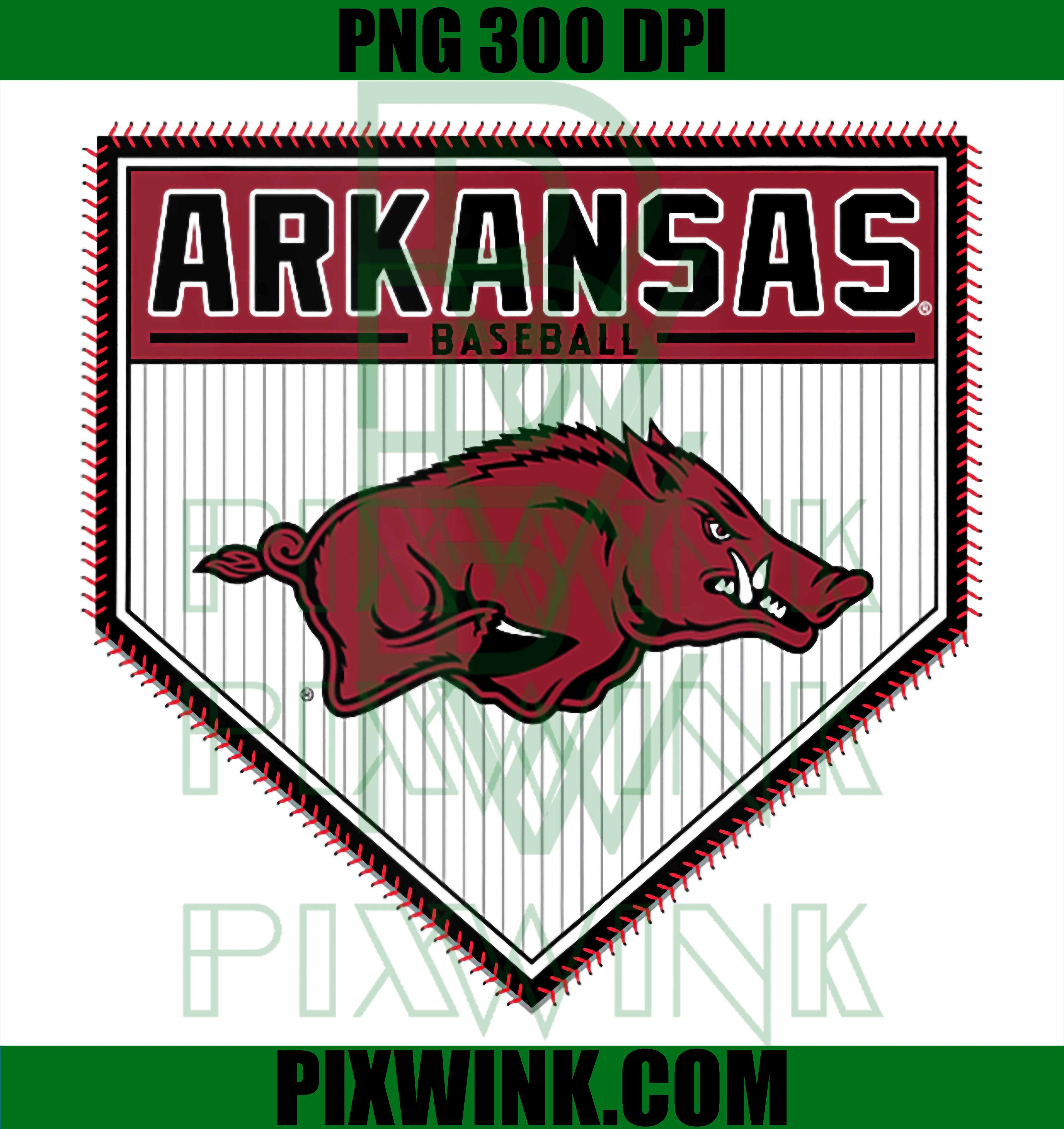 Arkansas Razorbacks Baseball PNG, Homeplate White PNG