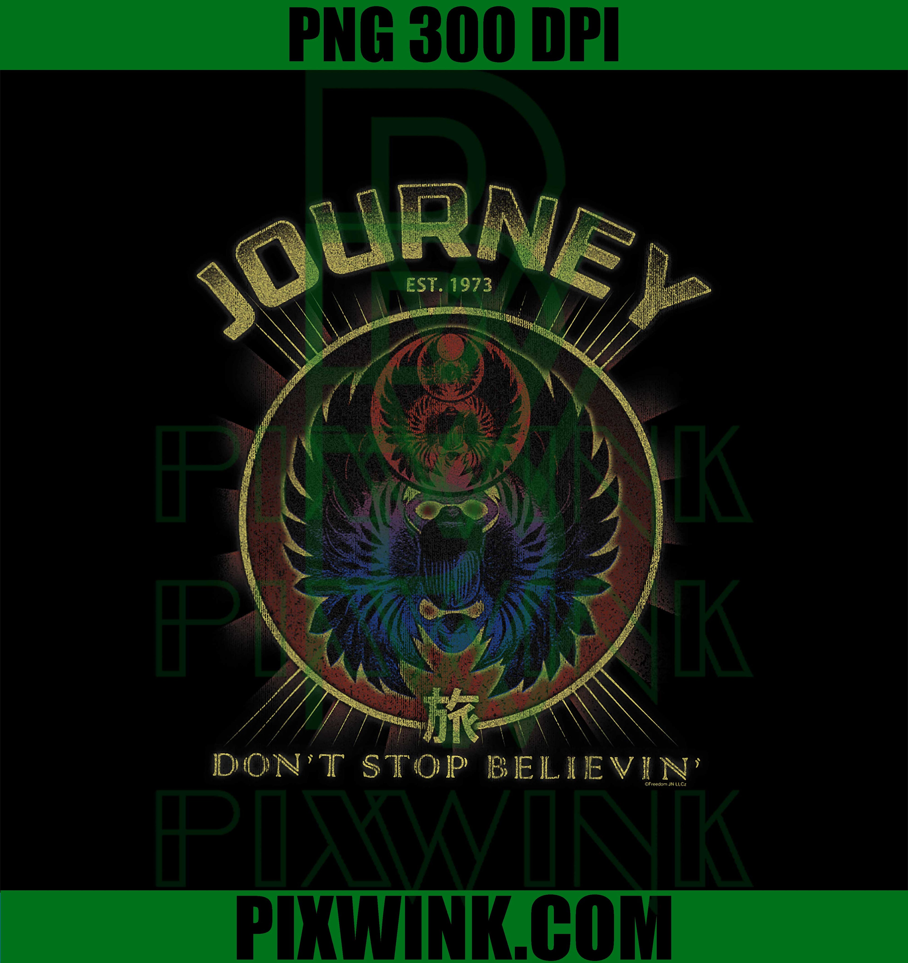 Journey Gold Don't Stop Believin' PNG