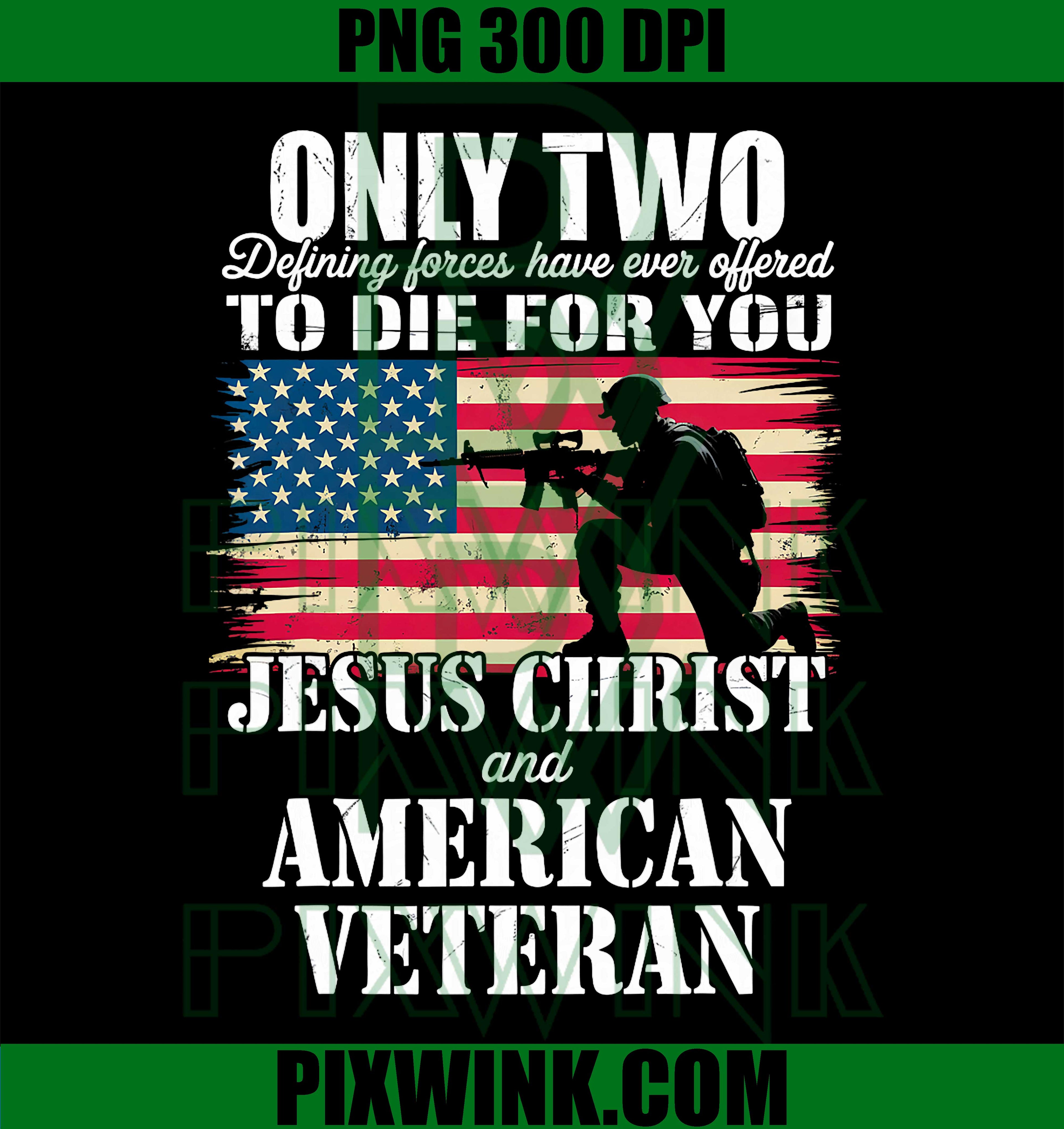 Jesus Veteran PNG, Memorial Cross Flag PNG, Patriotic Faith Design PNG