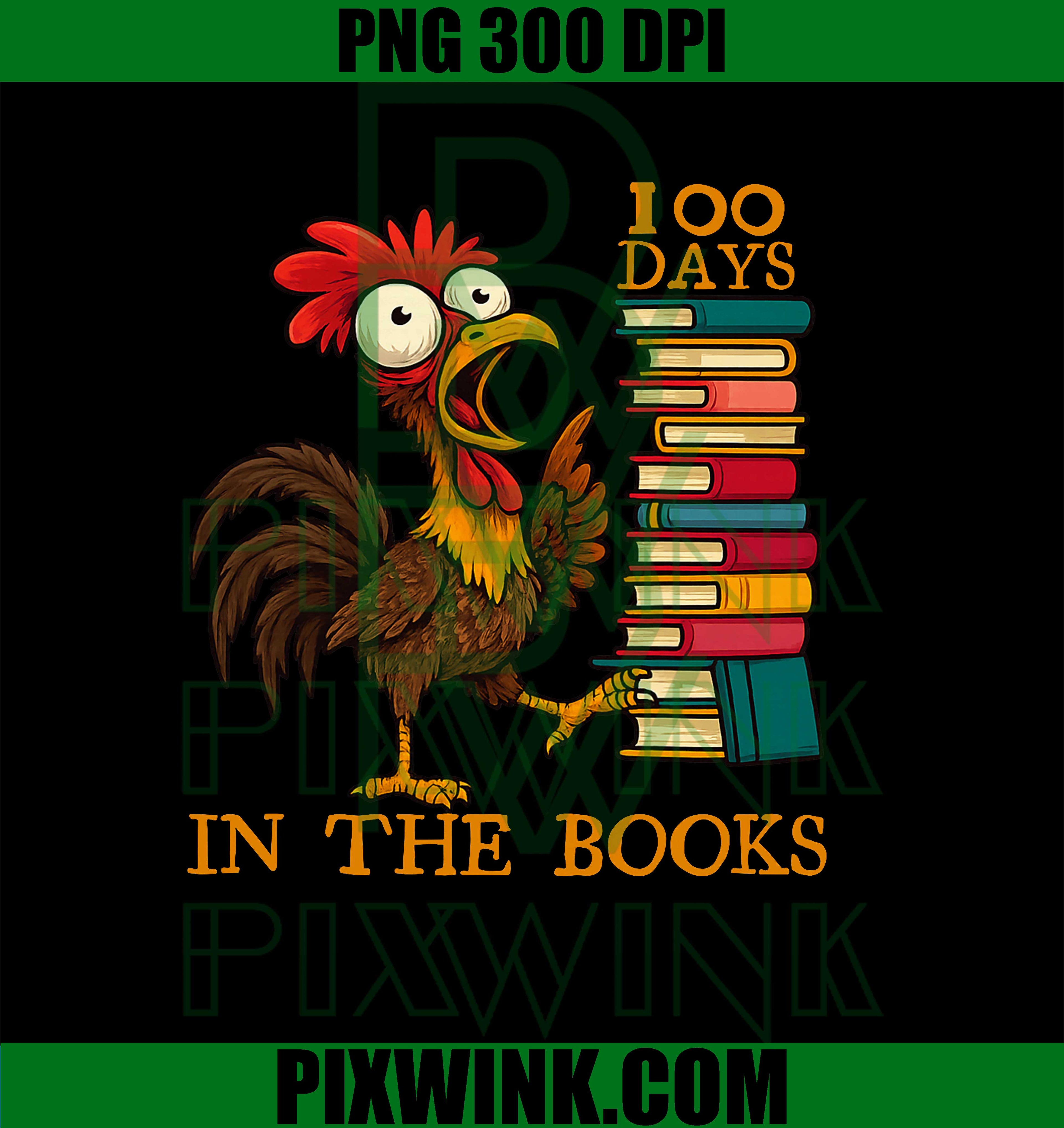 100 Days in The Books of School PNG