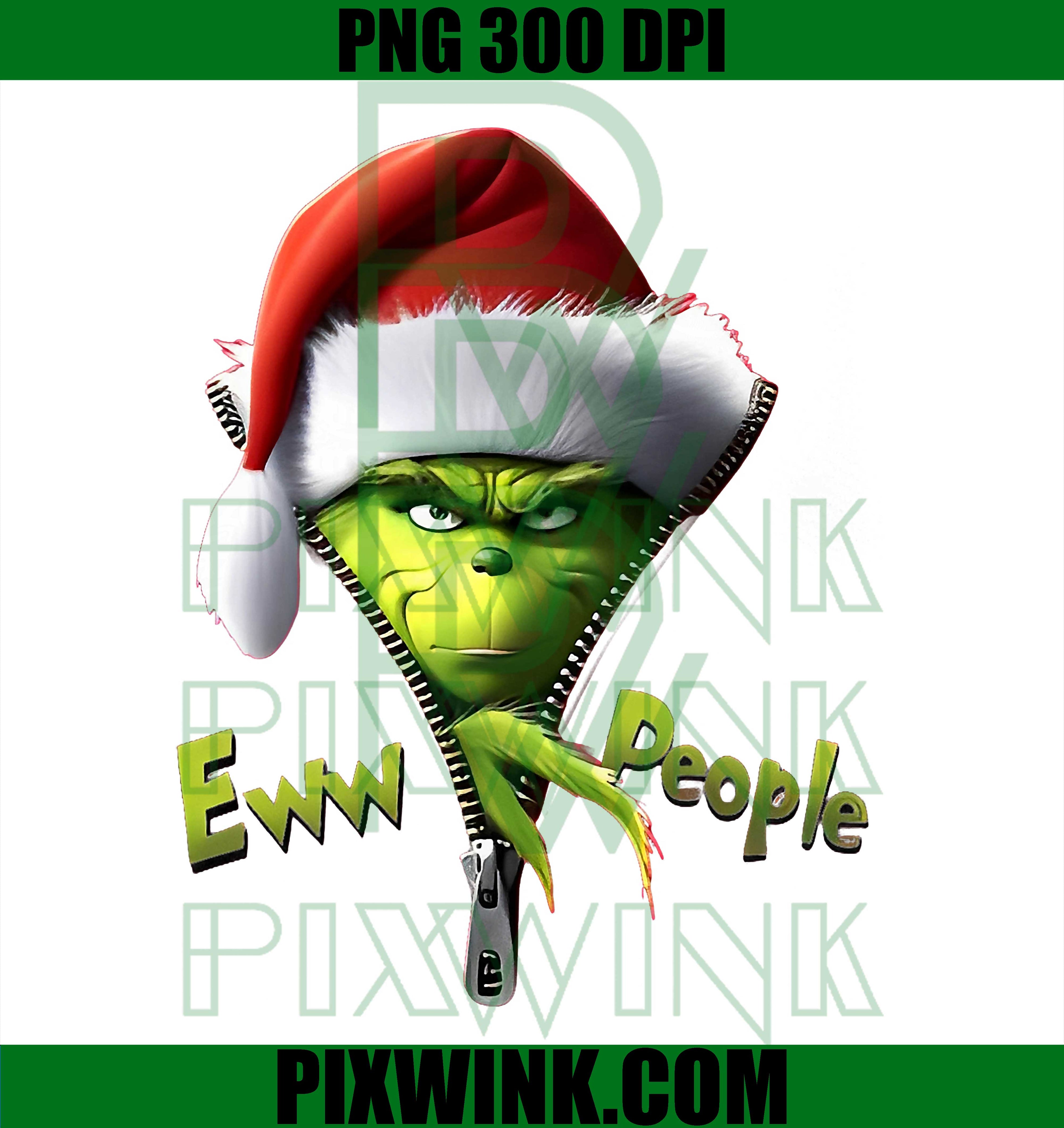 Eww, People Santa Hat PNG, Funny Christmas PNG