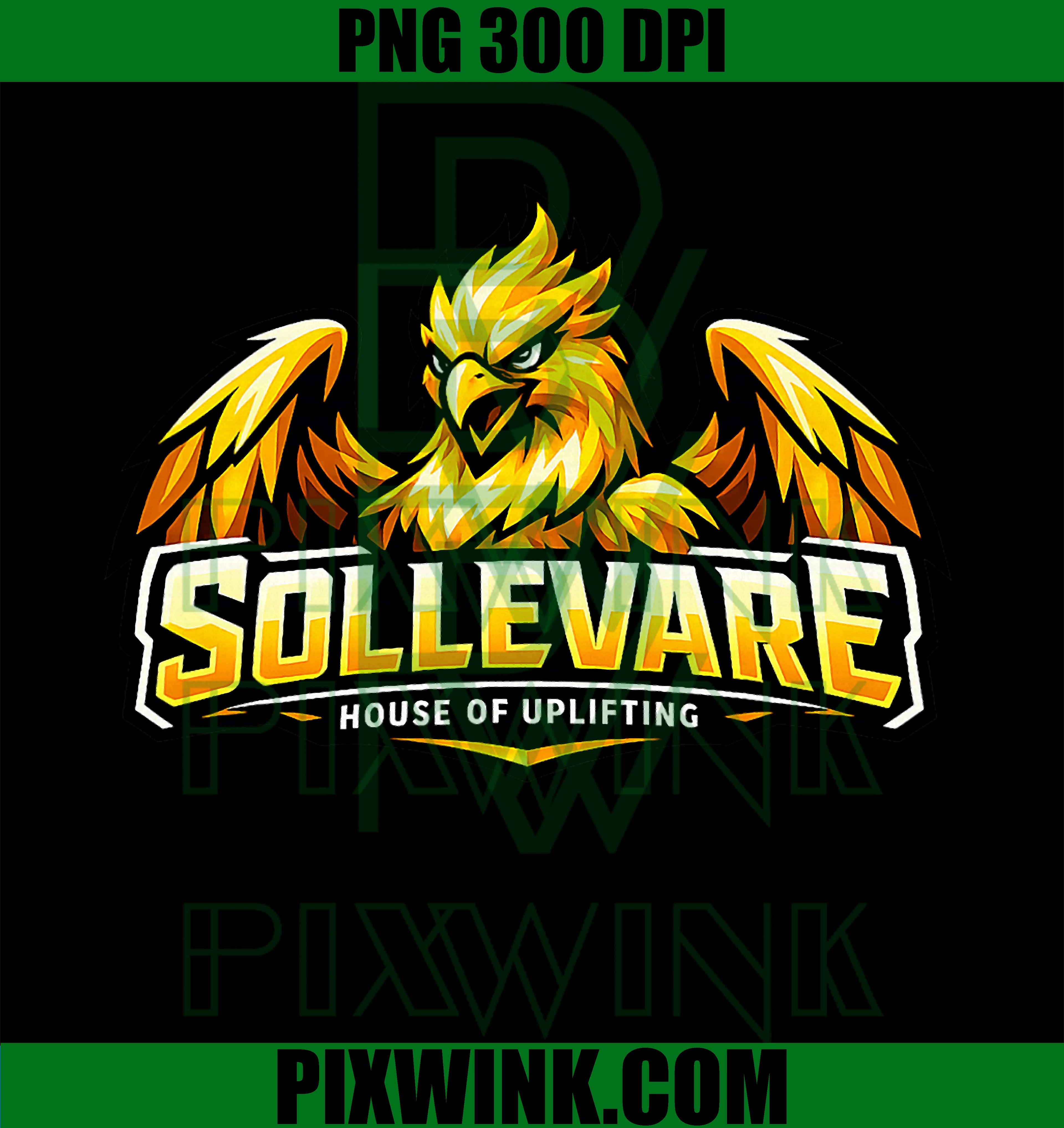 SOLLEVARE House of Uplifting RCA PNG, School Spirit Graphic Design PNG
