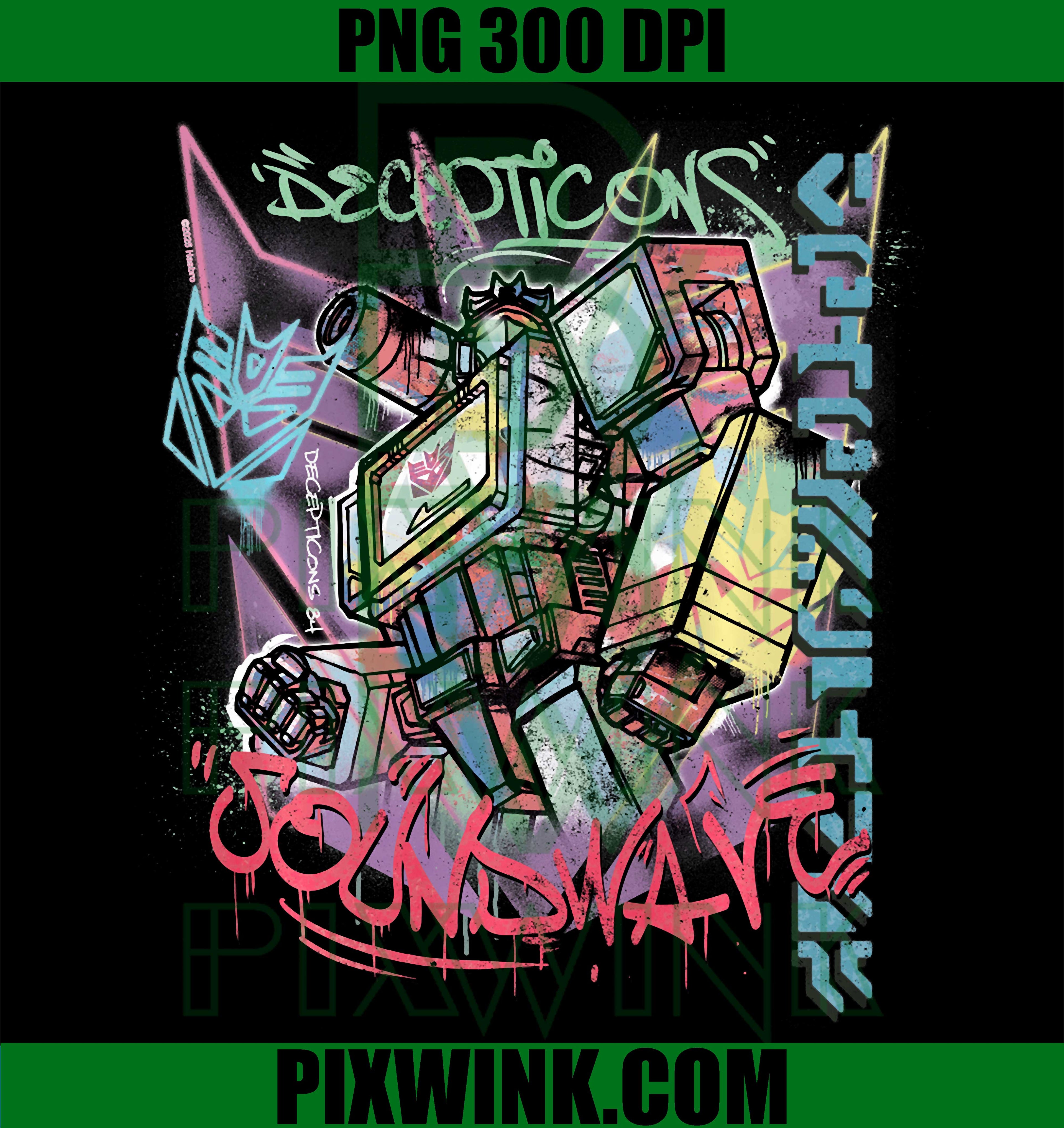 Decepticon Soundwave PNG, Transformers Street Style PNG