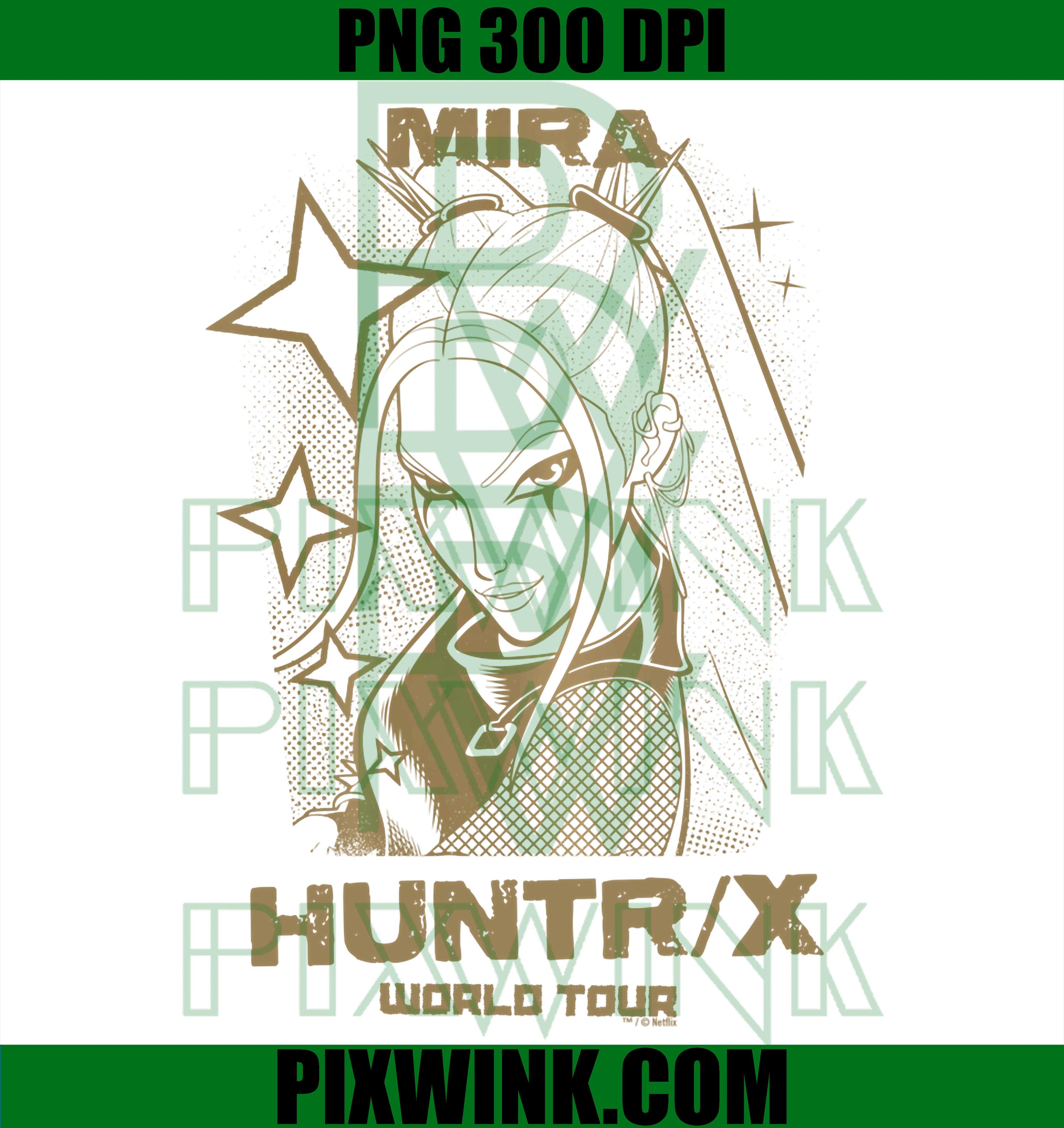 Kpop Demon Hunters PNG, Mira World Tour Official Licensed PNG