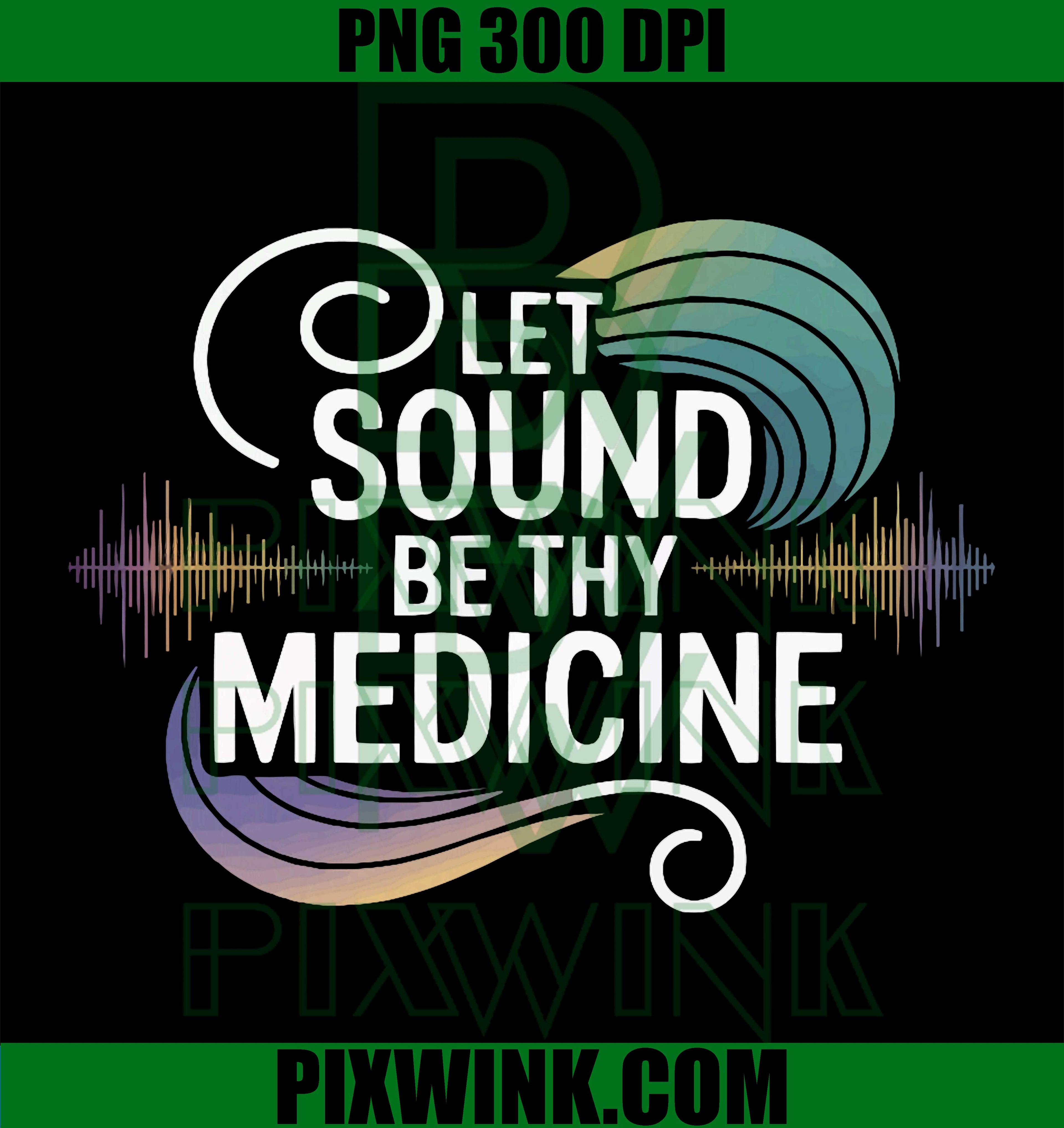 Sound Healing Calming Sounds PNG, Therapeutic Music Wellness Graphic Design PNG