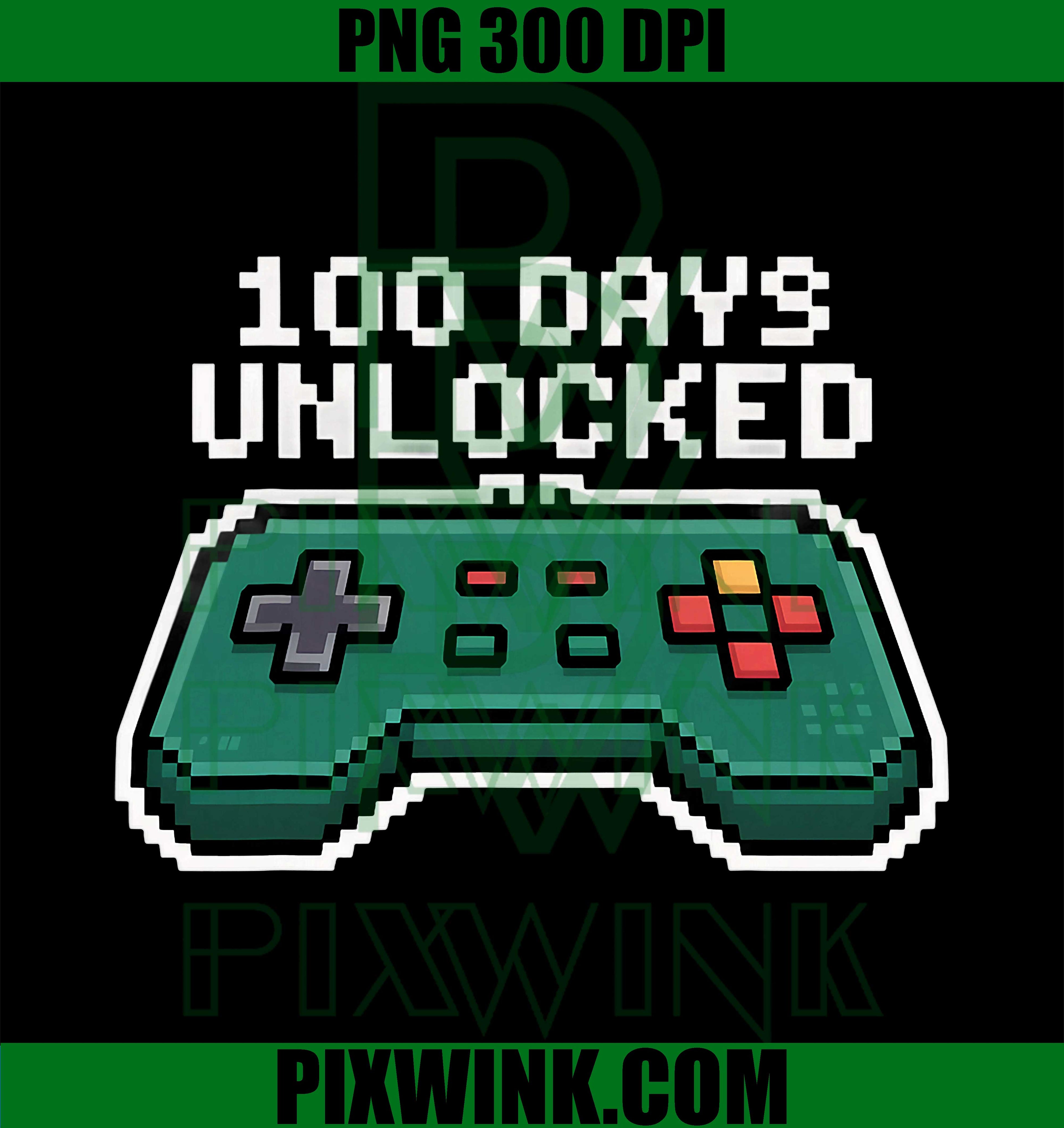 100 Days of School T-Rex Gamer Axolotl Funny PNG