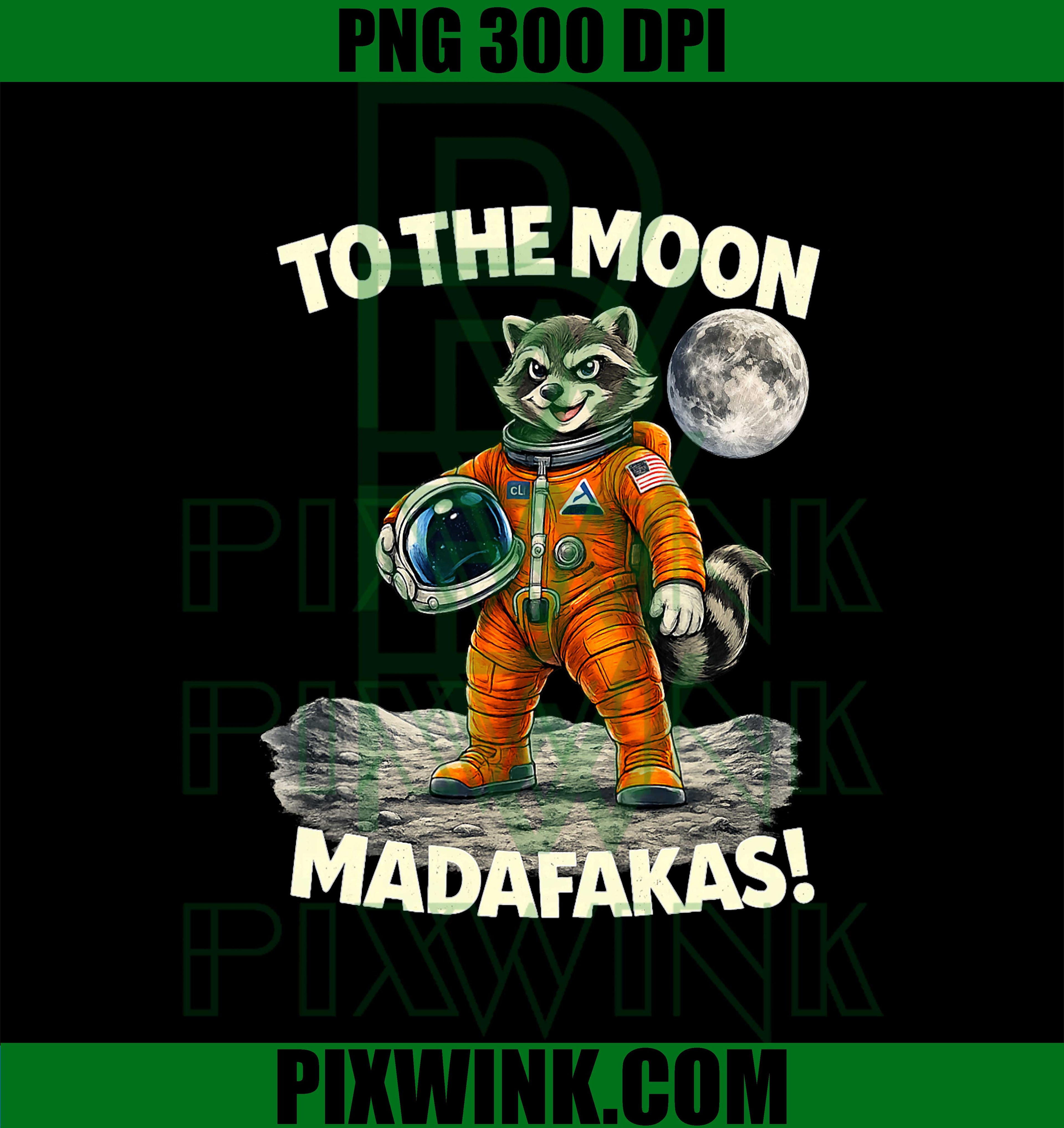 Artemis Moon Launch Raccoon PNG, Funny Astronaut Lunar Mission Retro Design