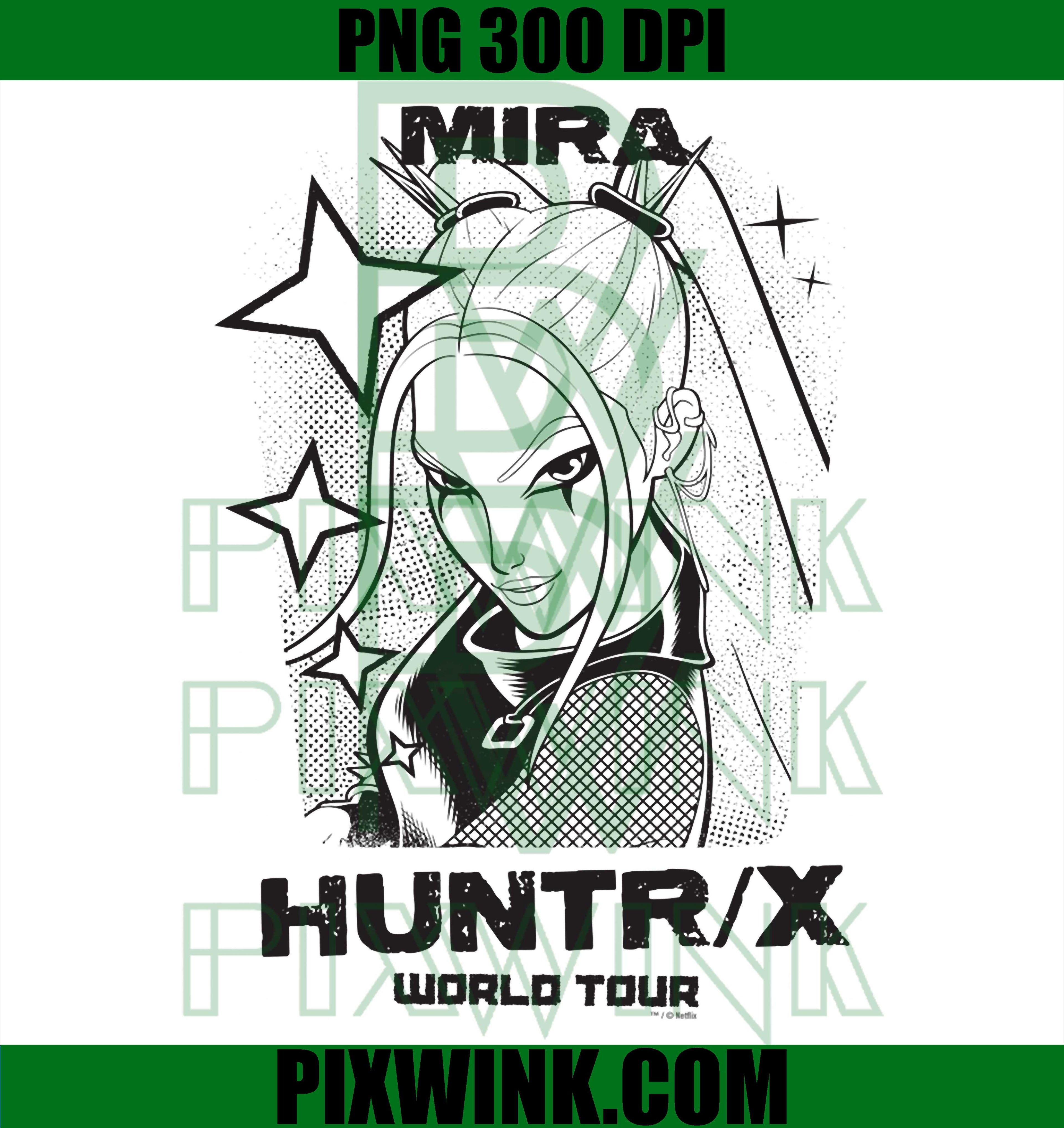 Kpop Demon Hunters PNG, Mira World Tour Hoodie Official Licensed PNG