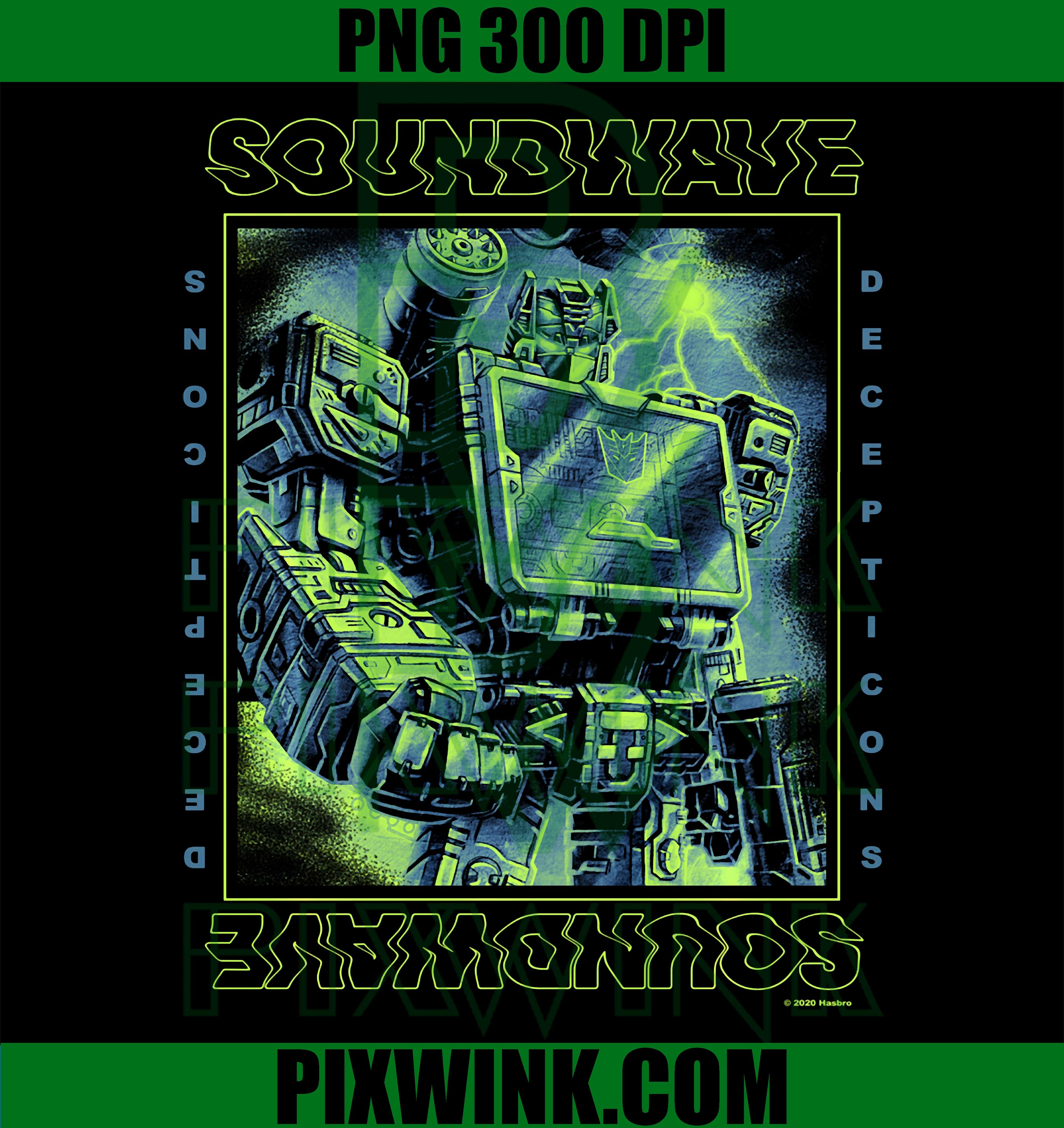 Soundwave Portrait PNG, War for Cybertron Transformers PNG