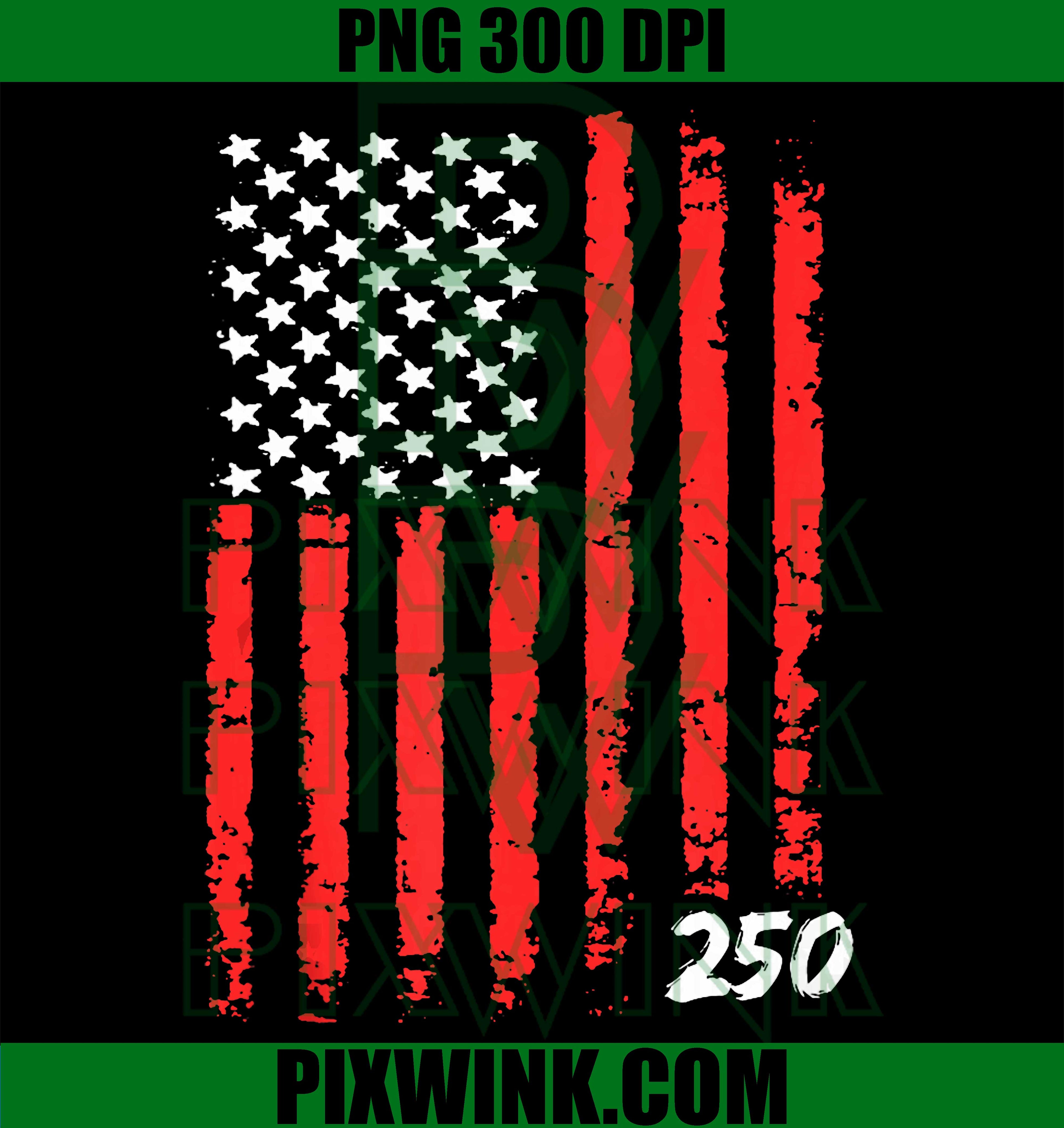 USA Flag 250 Anniversary PNG, 4th of July Patriotic PNG, America Celebration Design PNG