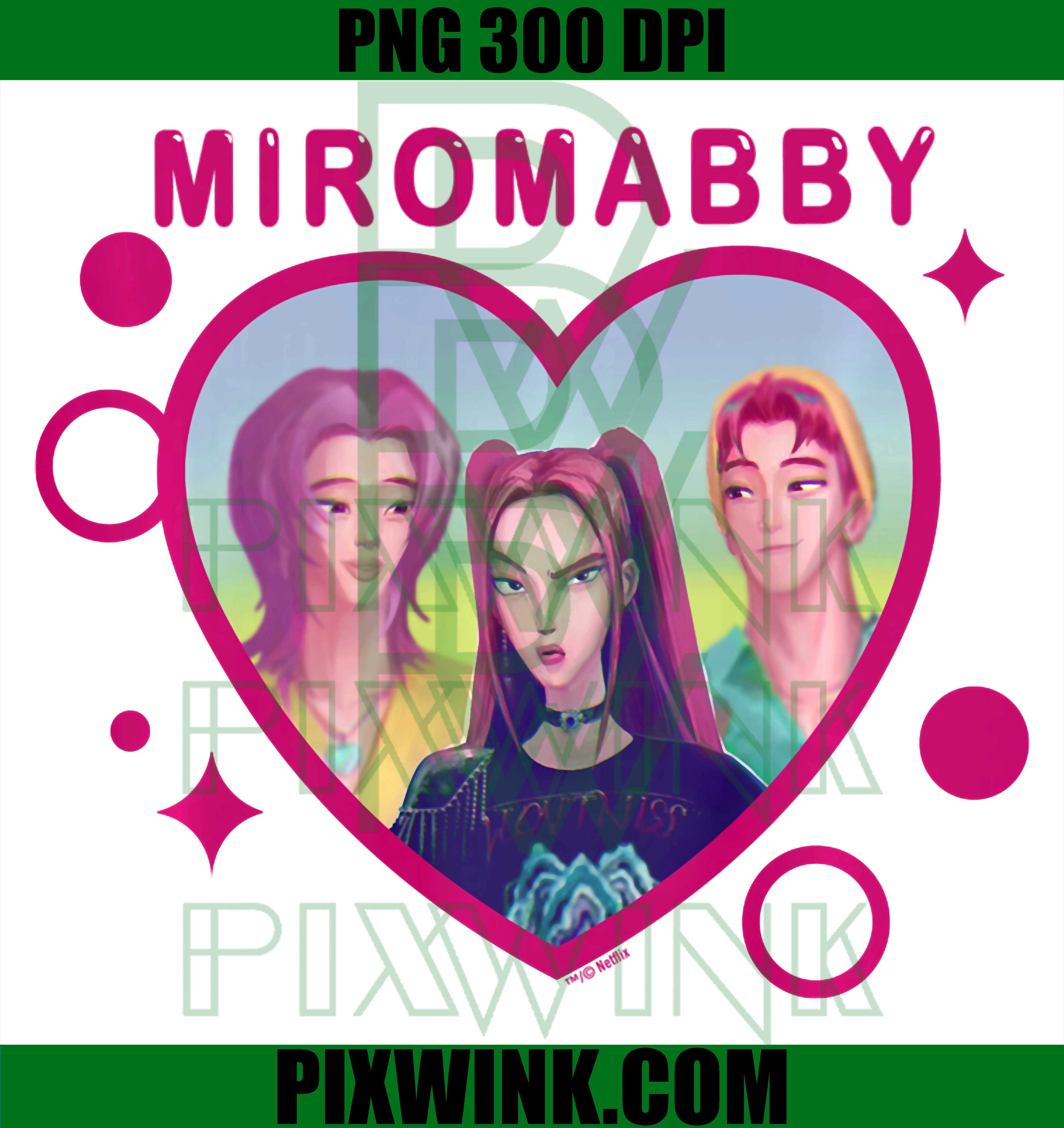 Kpop Demon Hunters PNG, Miromabby Official Licensed PNG