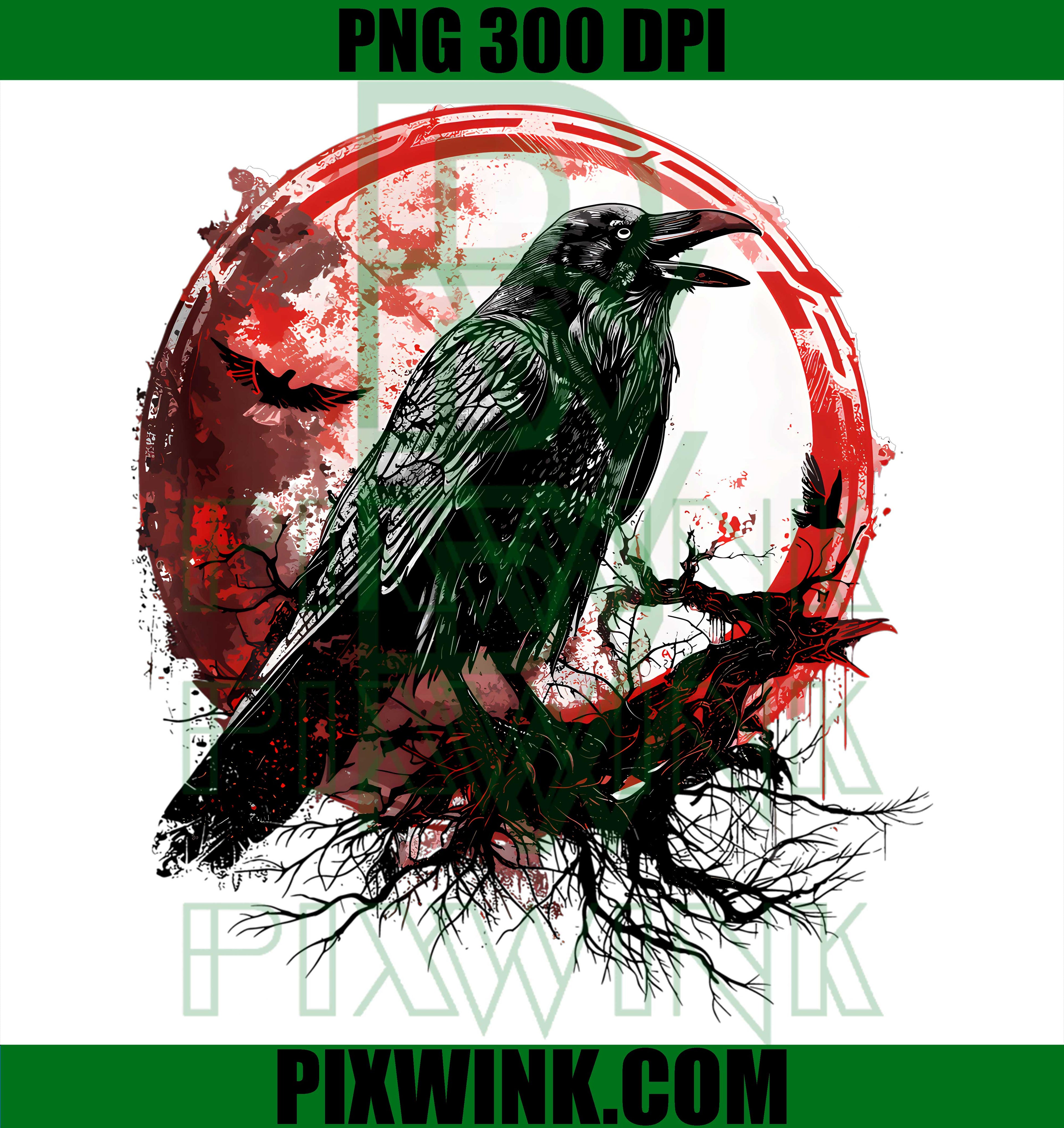 Odin Ravens Huginn Muninn Vegvisir PNG, Vikings Norse Graphic PNG