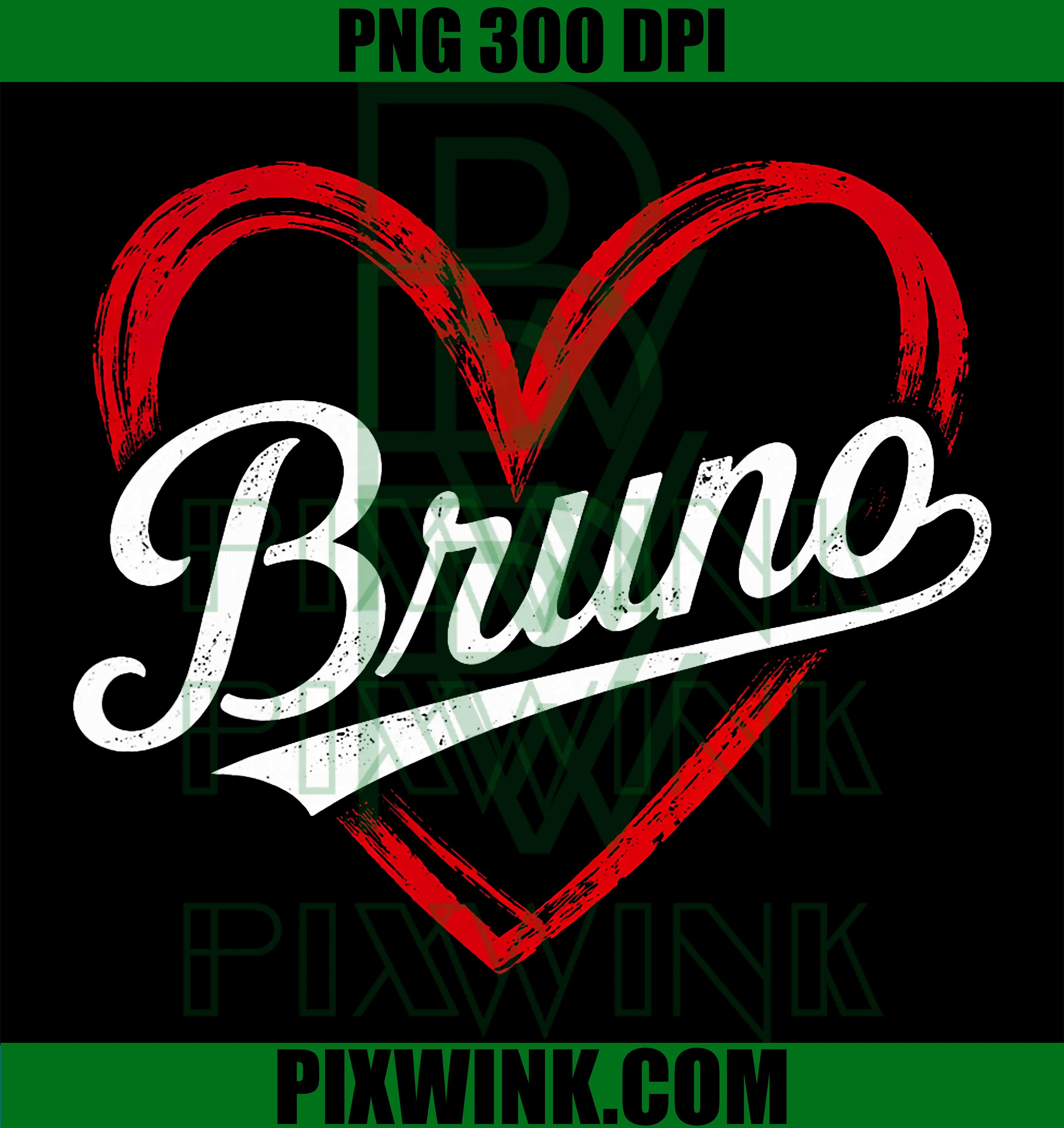 Vintage Bruno Retro PNG, Classic Gift Design PNG