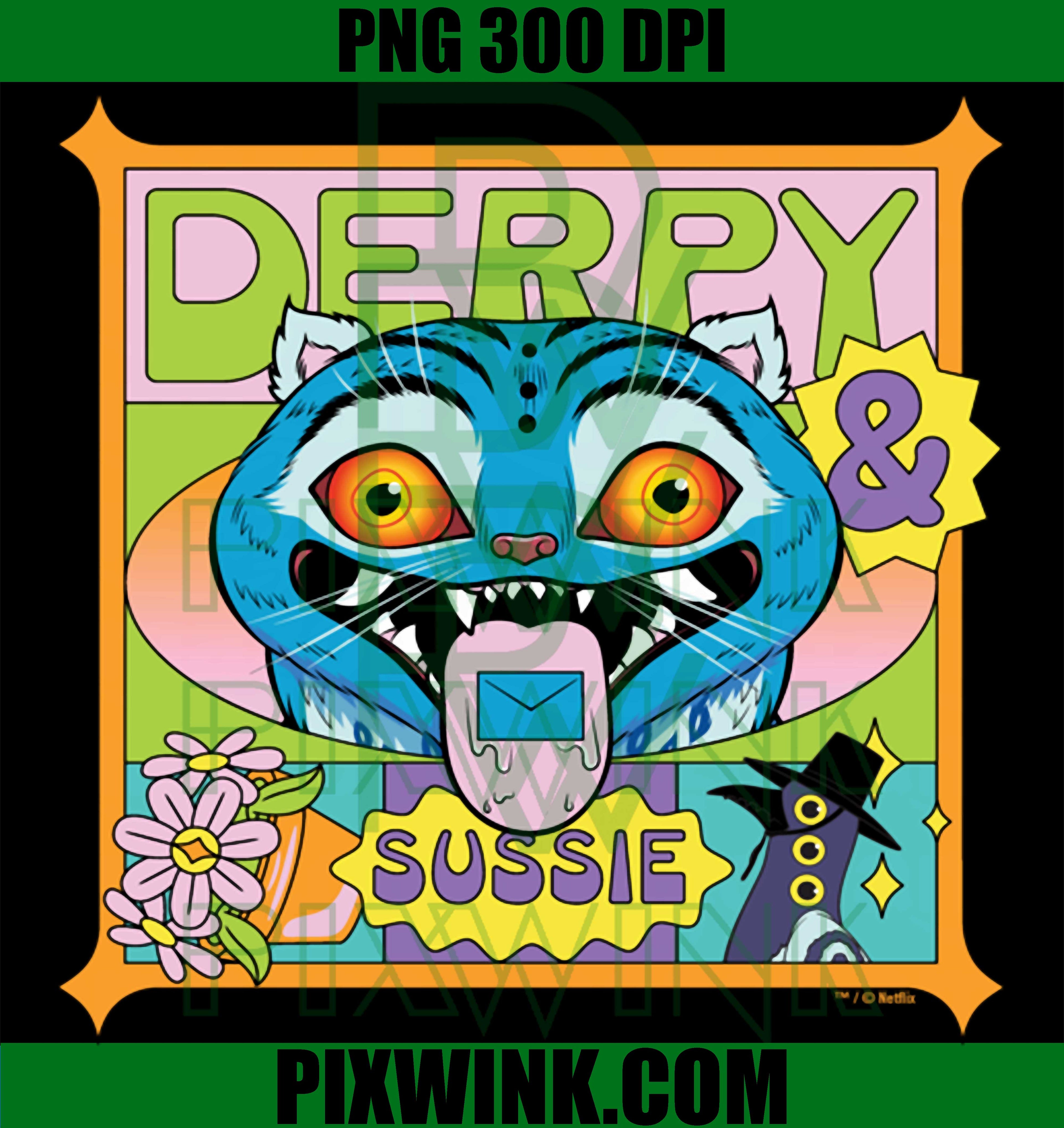 Kpop Demon Hunters PNG, Derpy Sussie Summer Festival Hoodie PNG