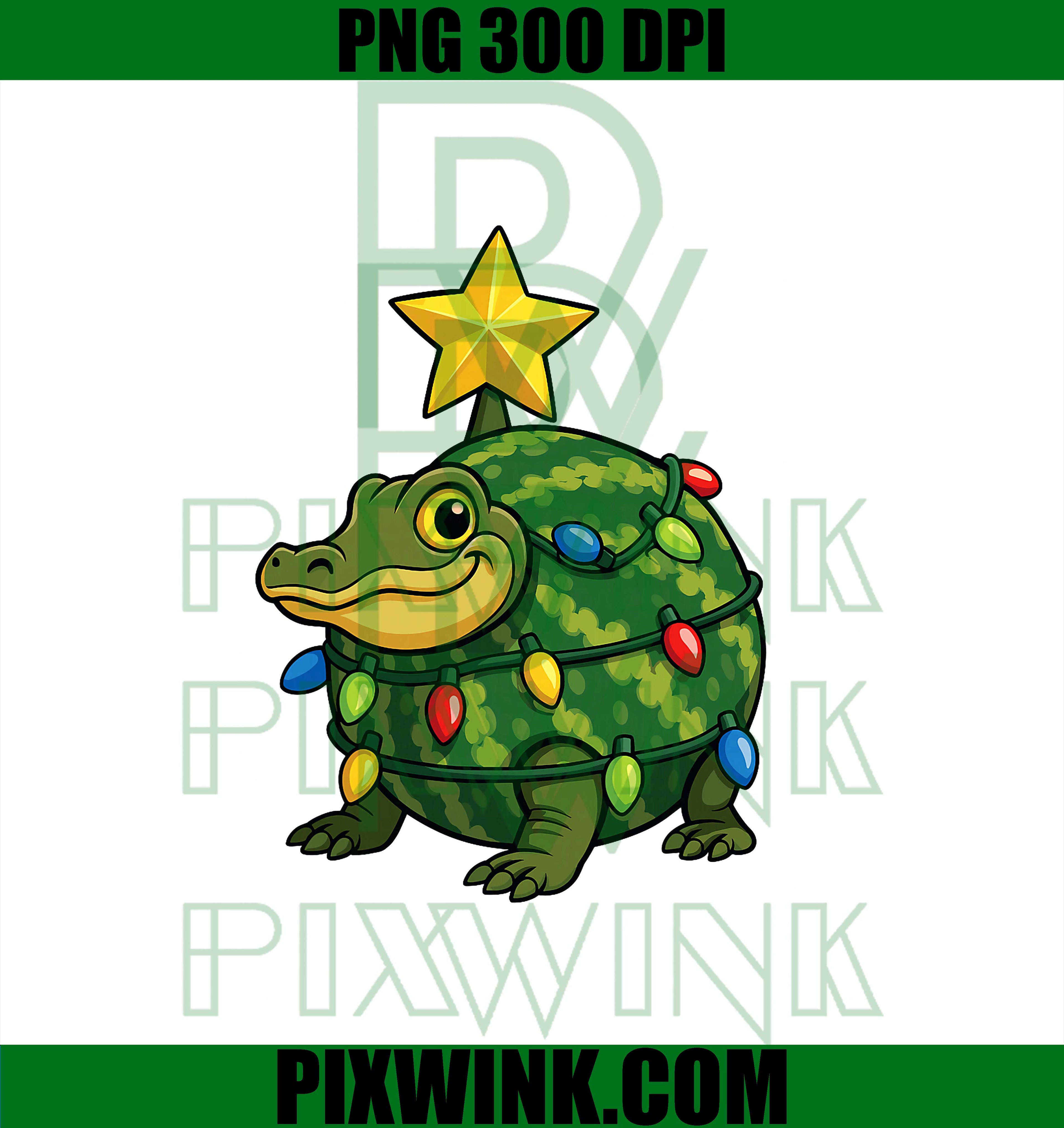 Italian Brainrot Christmas Tree Glorbo Fruttodrillo Girls PNG