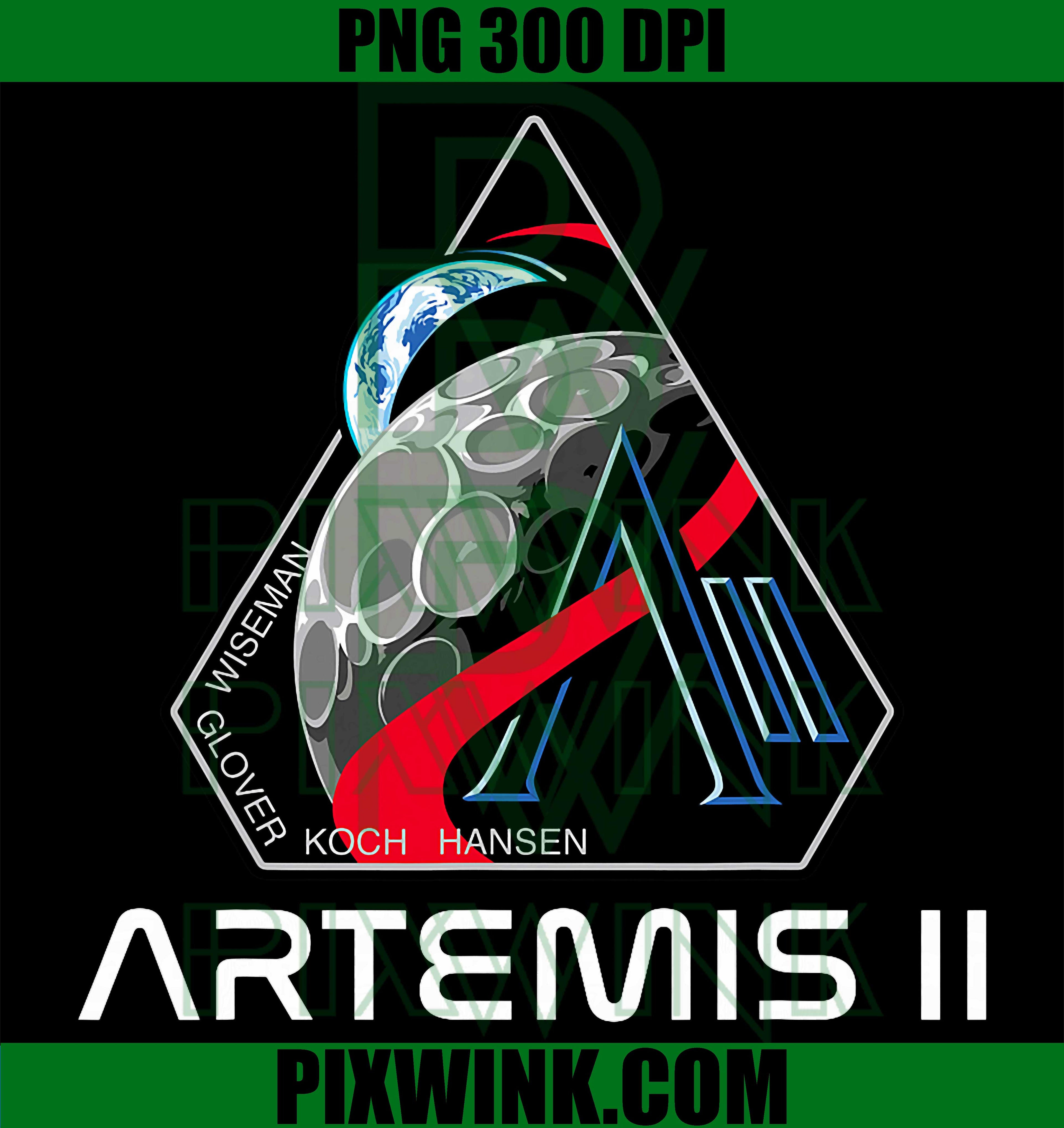 Artemis II Moon Mission PNG, Space Exploration Crew PNG