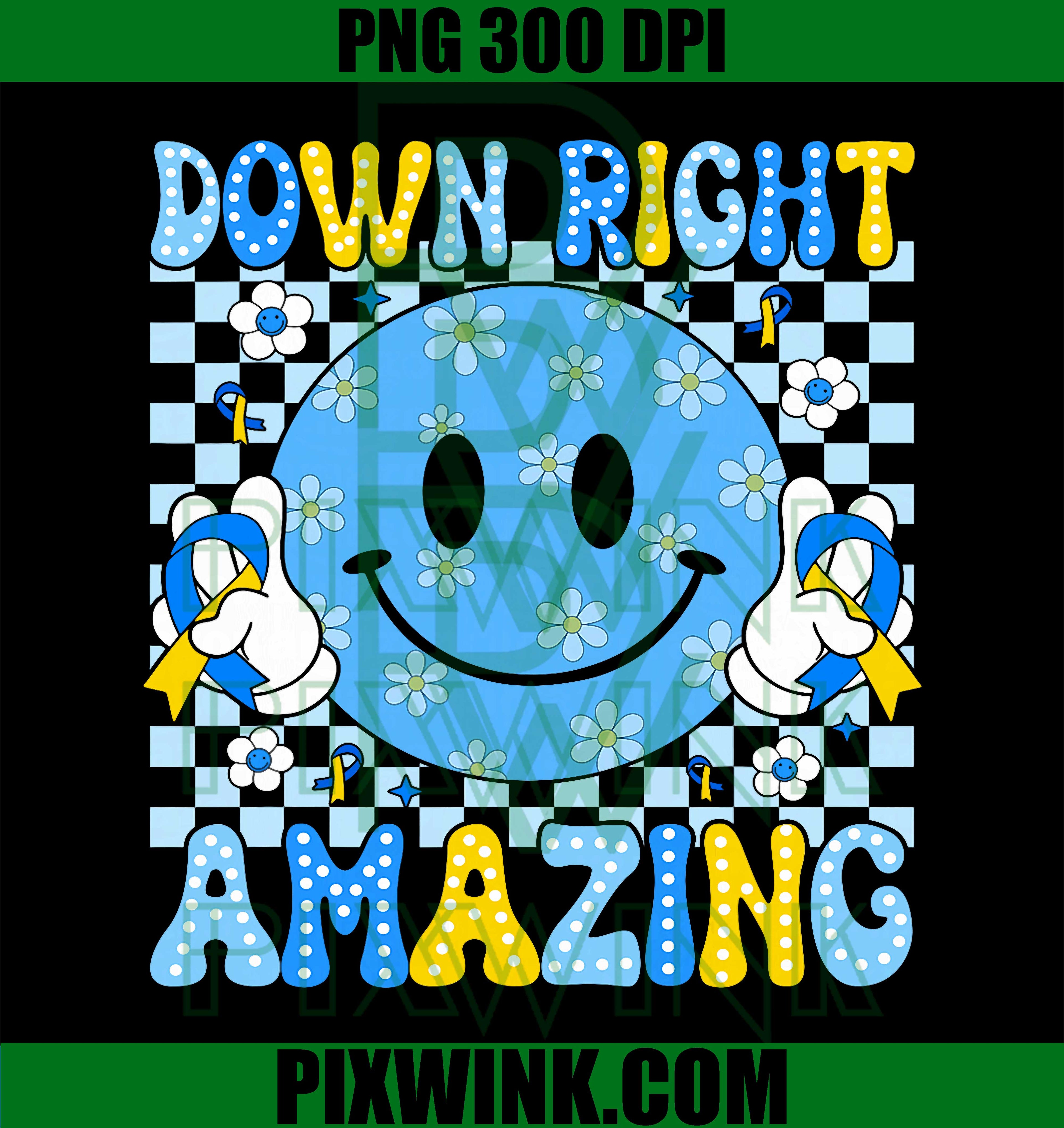 Down Right Amazing Smile PNG, Down Syndrome Awareness Kids PNG
