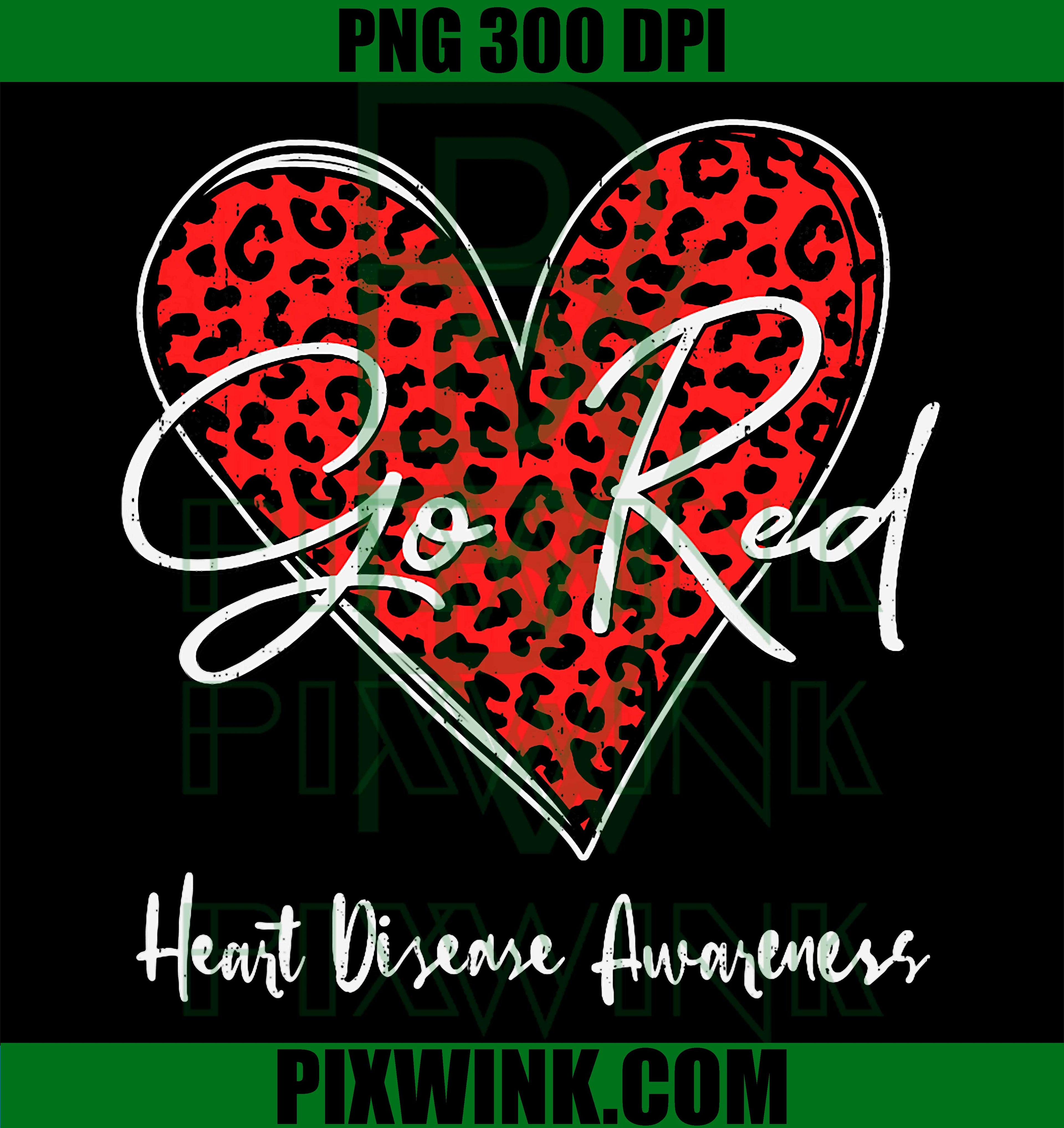 February Red Heart Health PNG, Heart Disease Awareness PNG, CHD Art PNG
