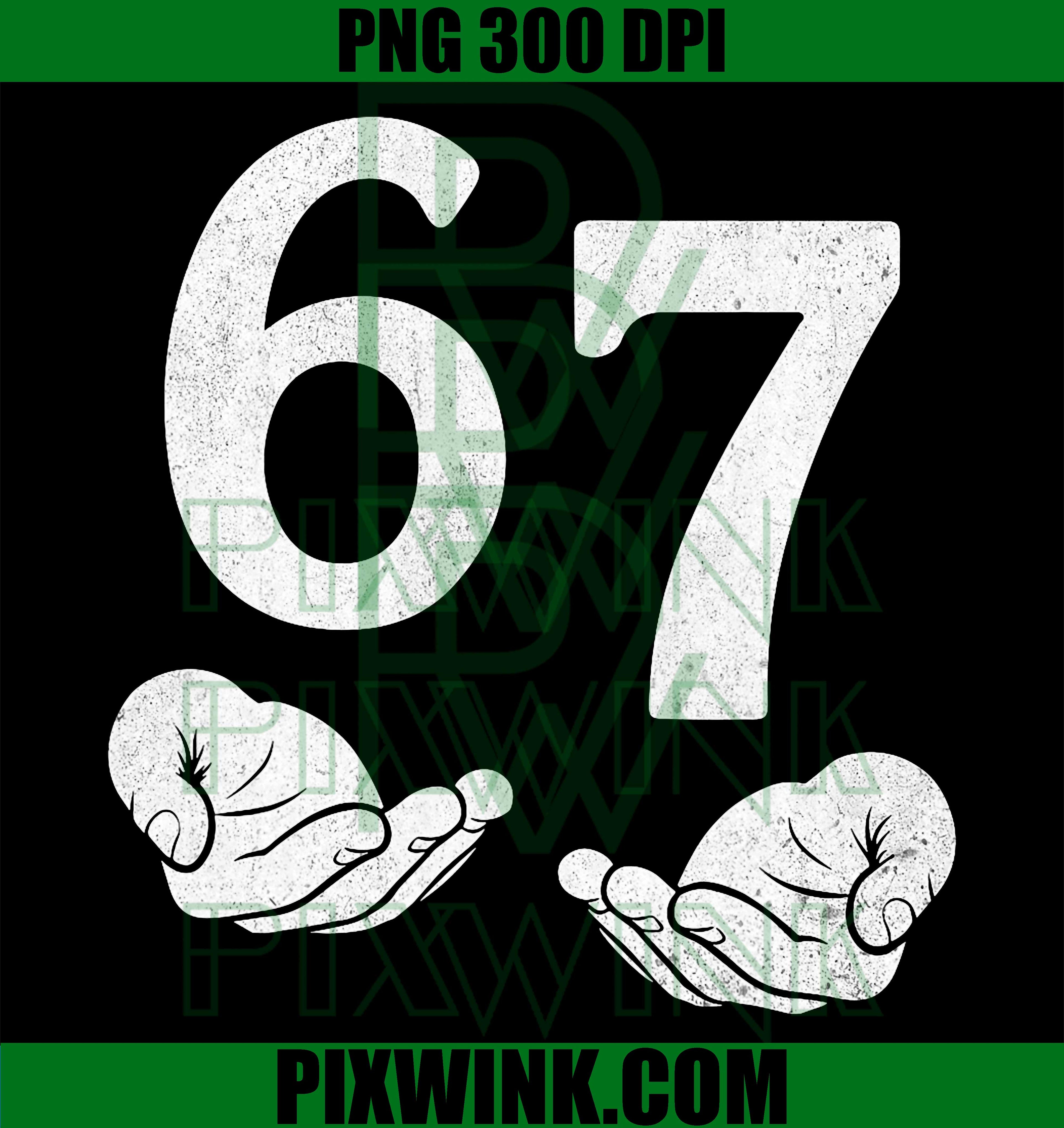Fun Six Seven 6 7 Funny 67 Gen Alpha Slang 6-7 Meme School PNG