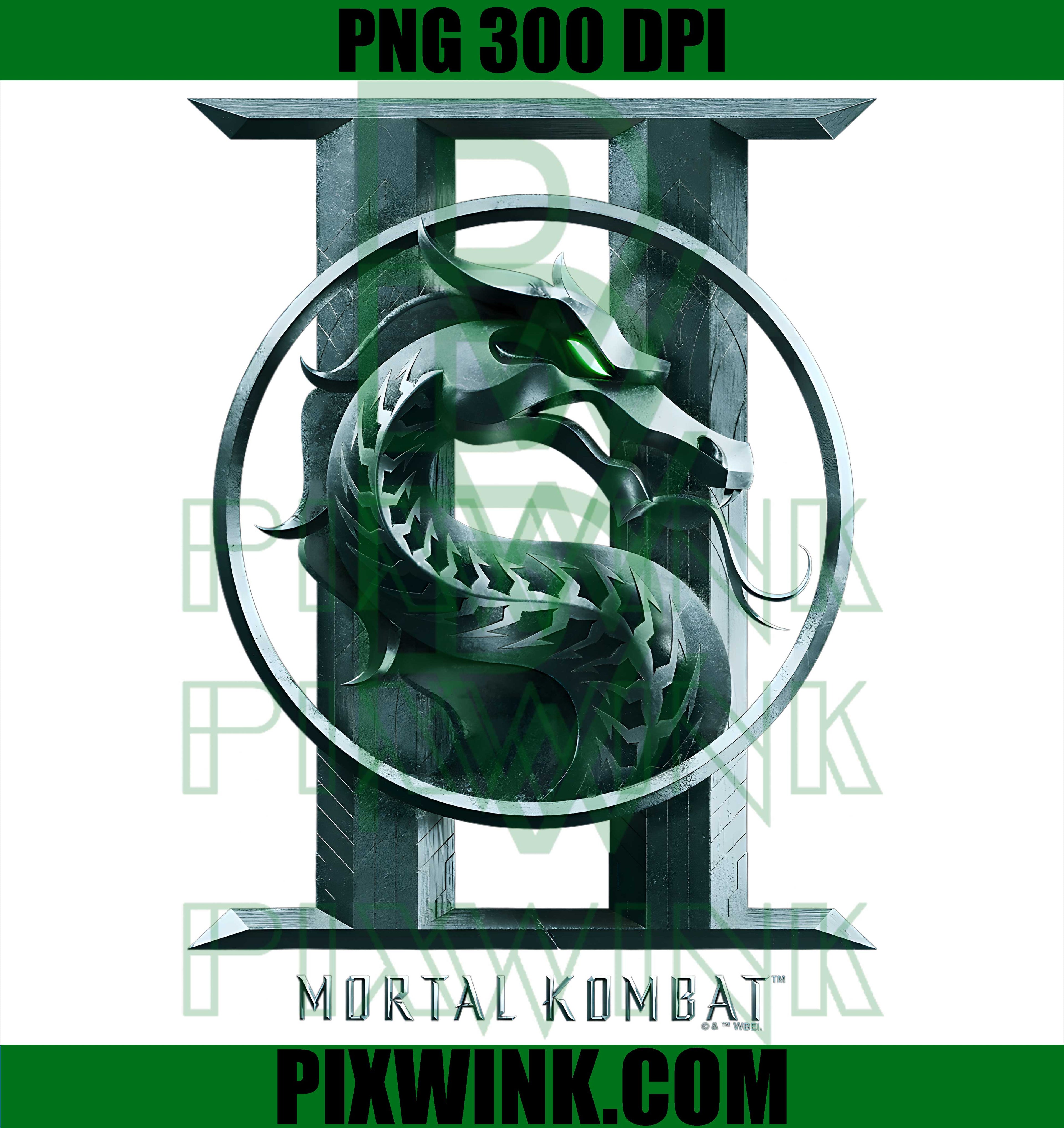 Mortal Kombat 2 Big Seal Logo PNG, Classic Retro Gaming Graphic PNG
