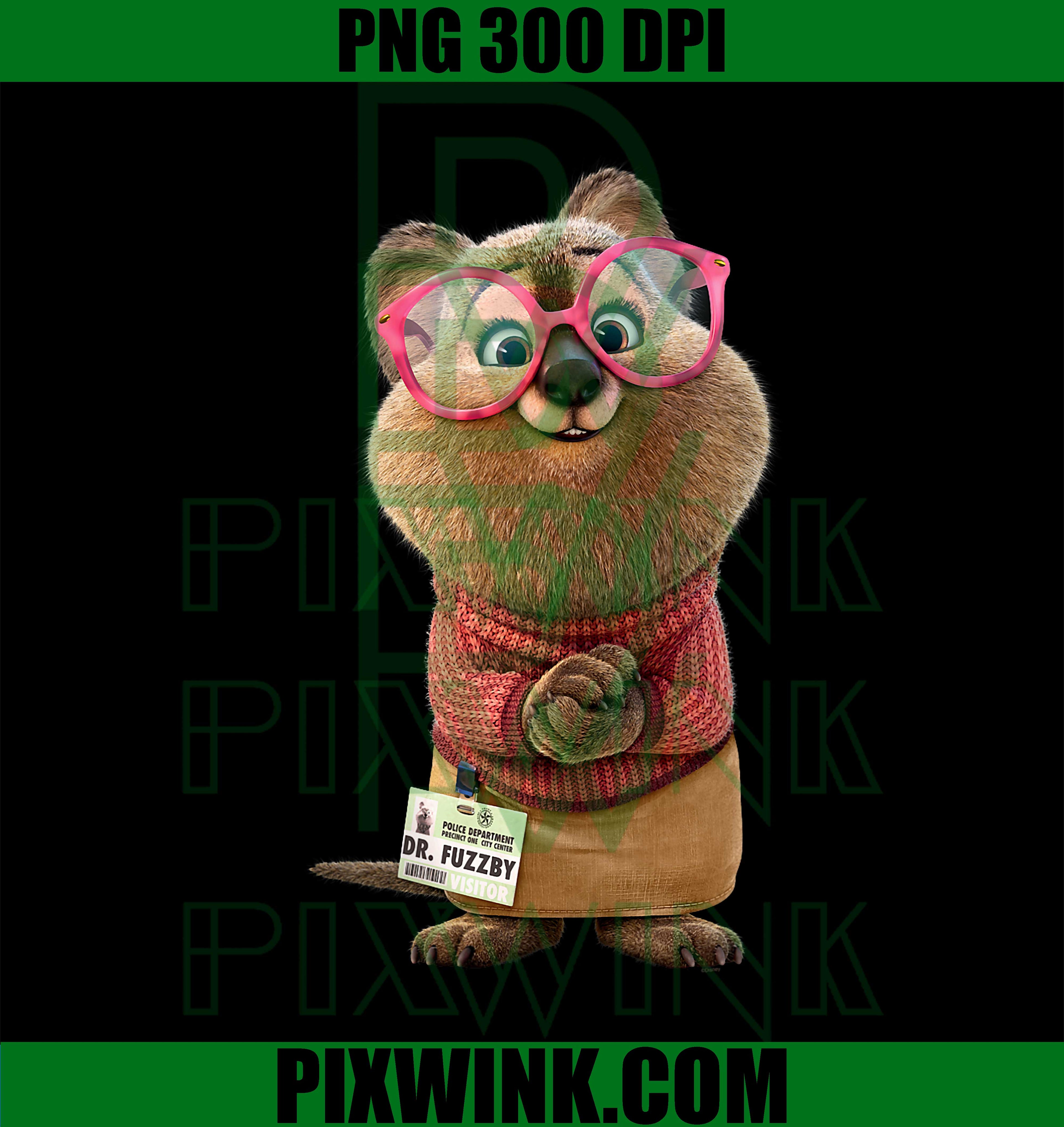 Disney Zootopia 2 Dr. Fuzzby Quokka Group Therapist PNG