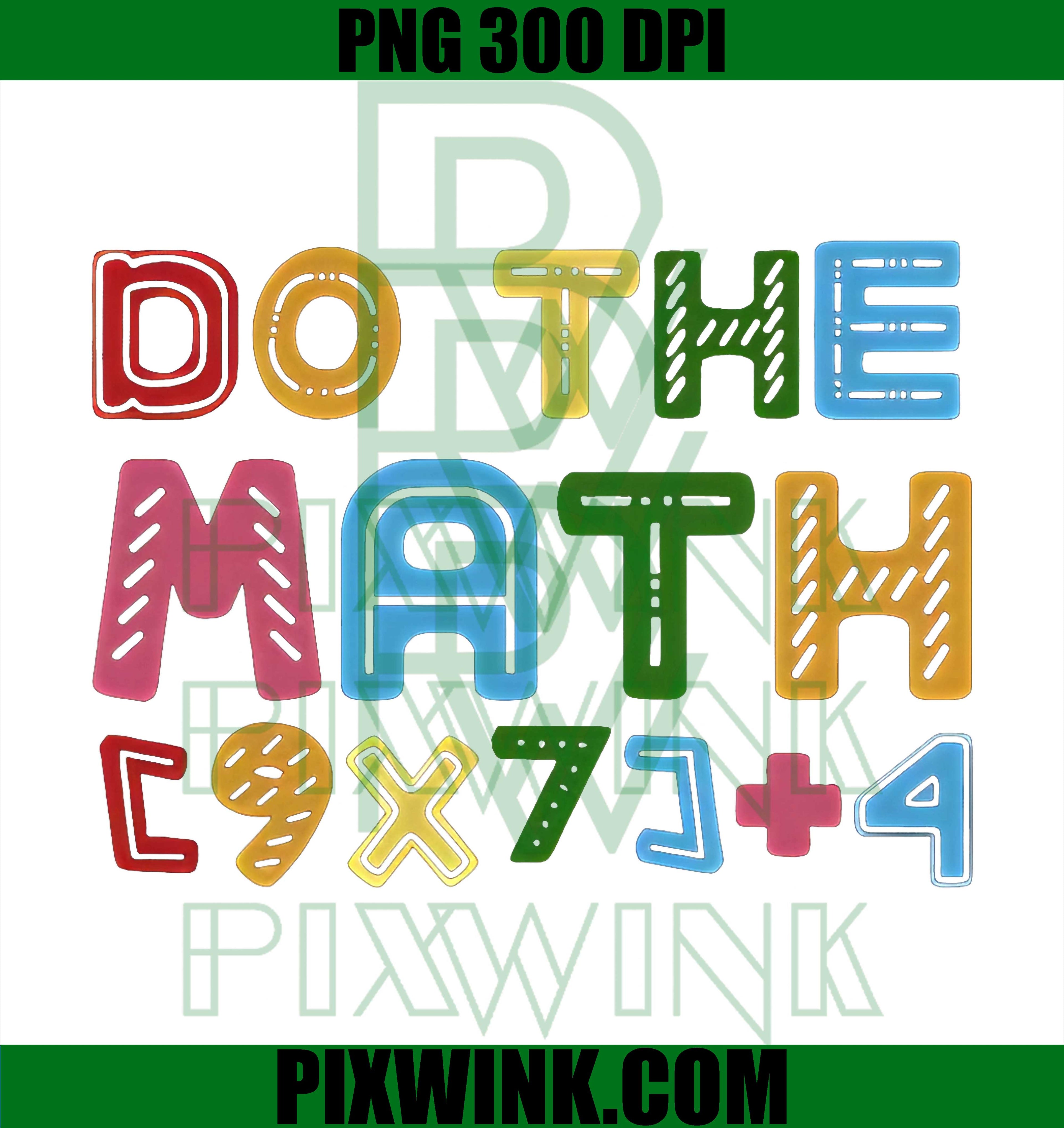 Do Math 67 Meme, Six Seven Men Women Teacher PNG