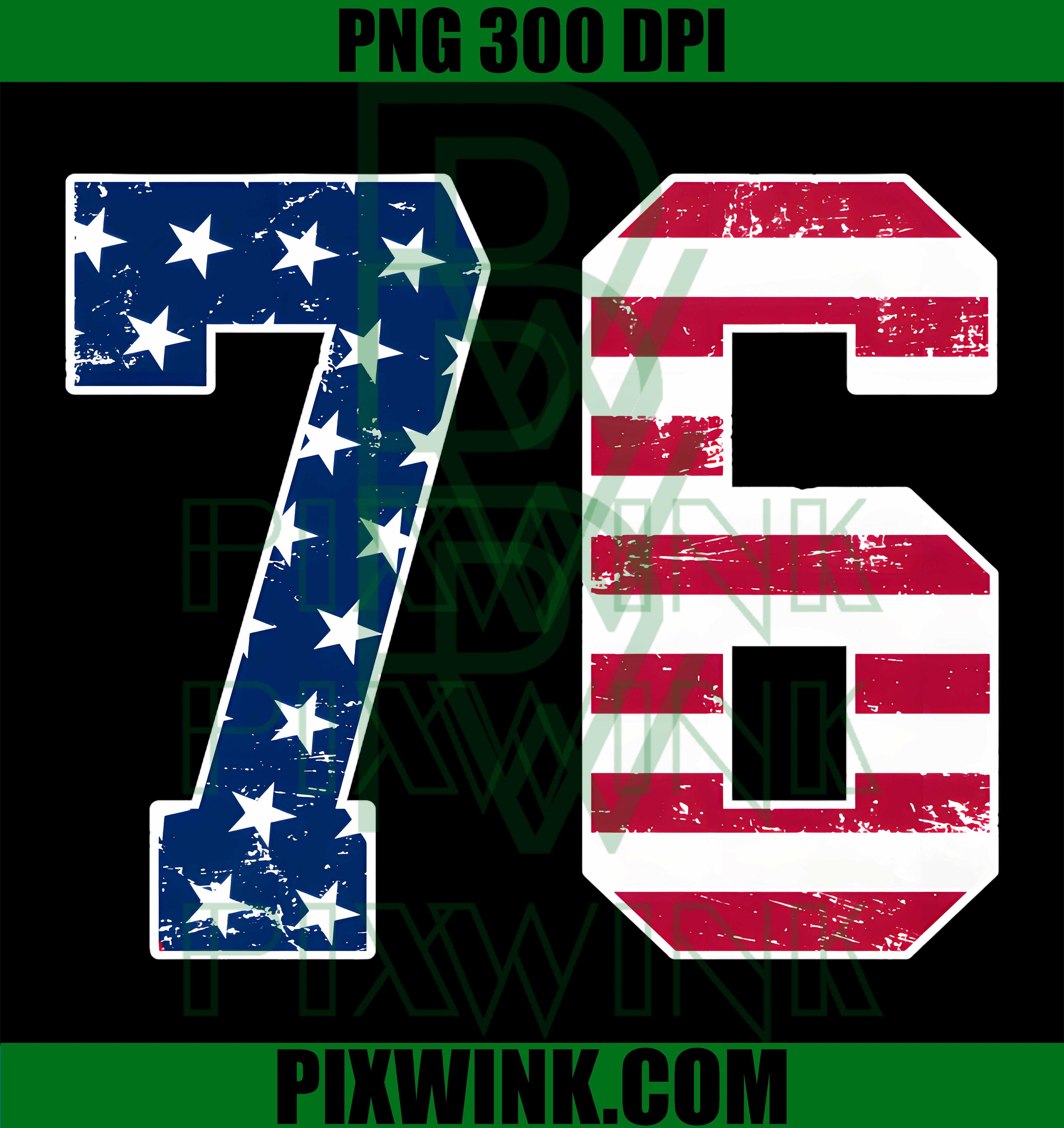 Retro 4th Of July PNG, Independence Day PNG, Spirit Of 76 Patriot PNG