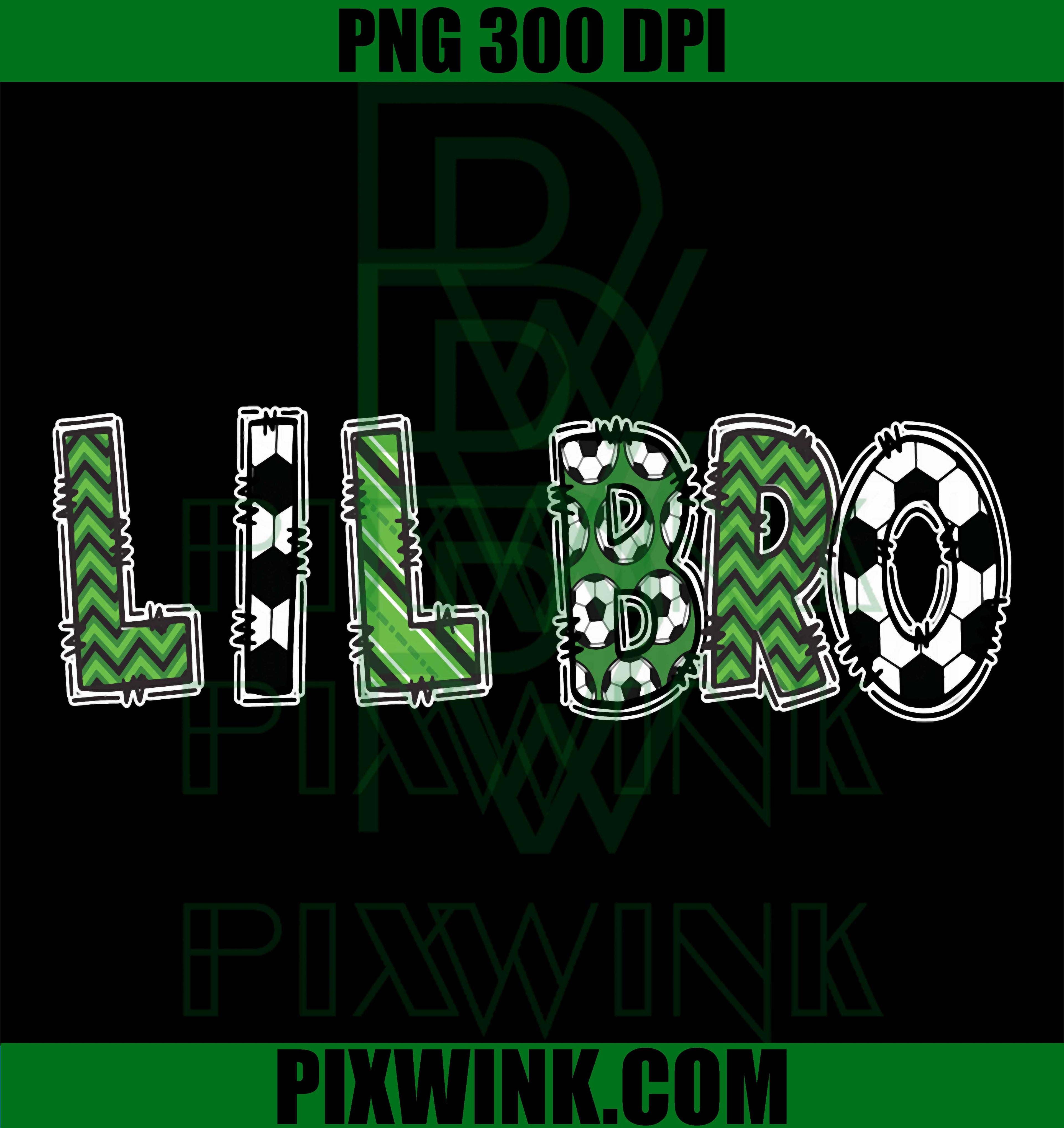 Retro Soccer Brother PNG, Lil Bro Birthday Soccer PNG